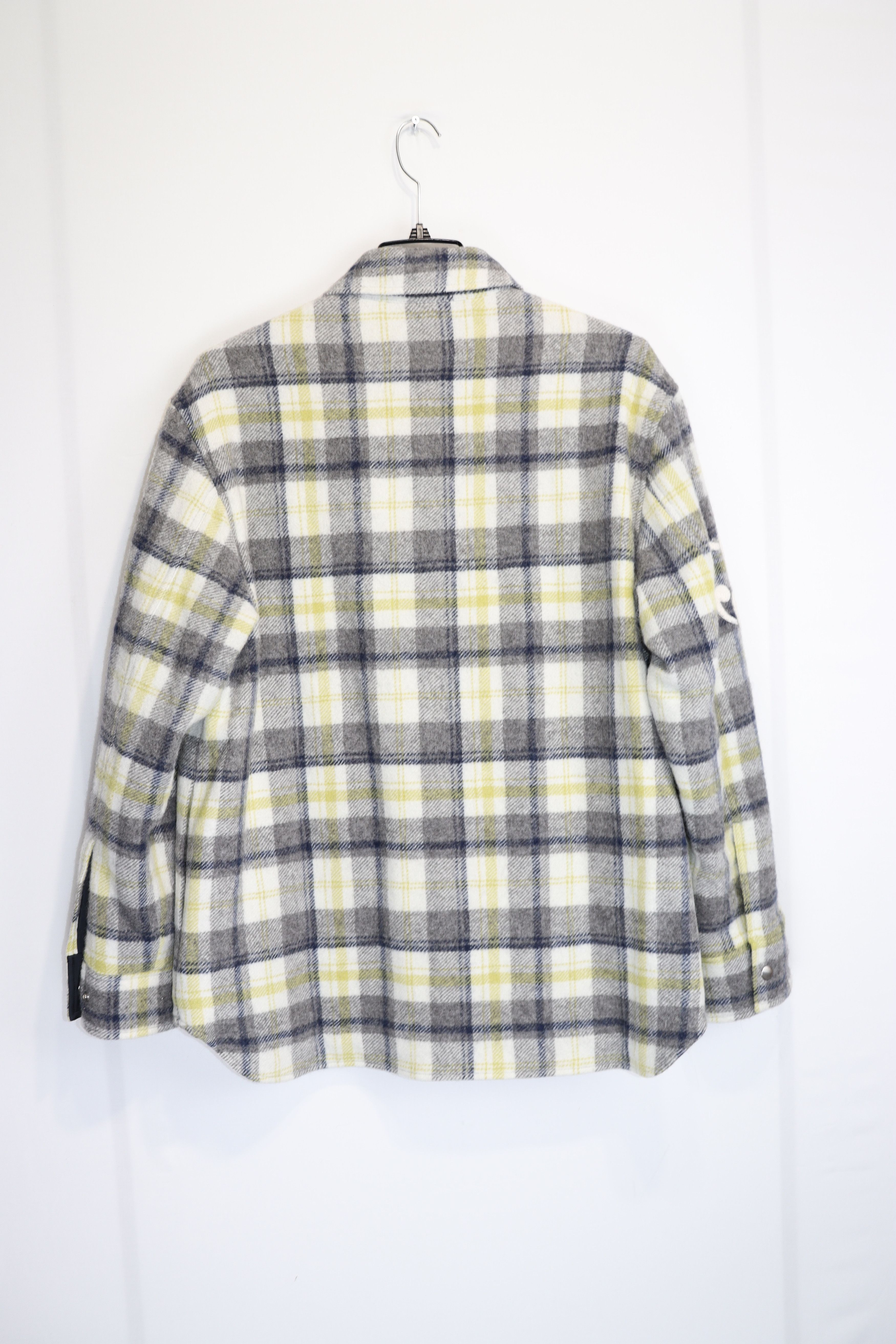 Jil Sander o1rshd1 Outer Wool Check Shirt 09 EMB in Multicolor Size US L / EU 52-54 / 3 - 6 Thumbnail