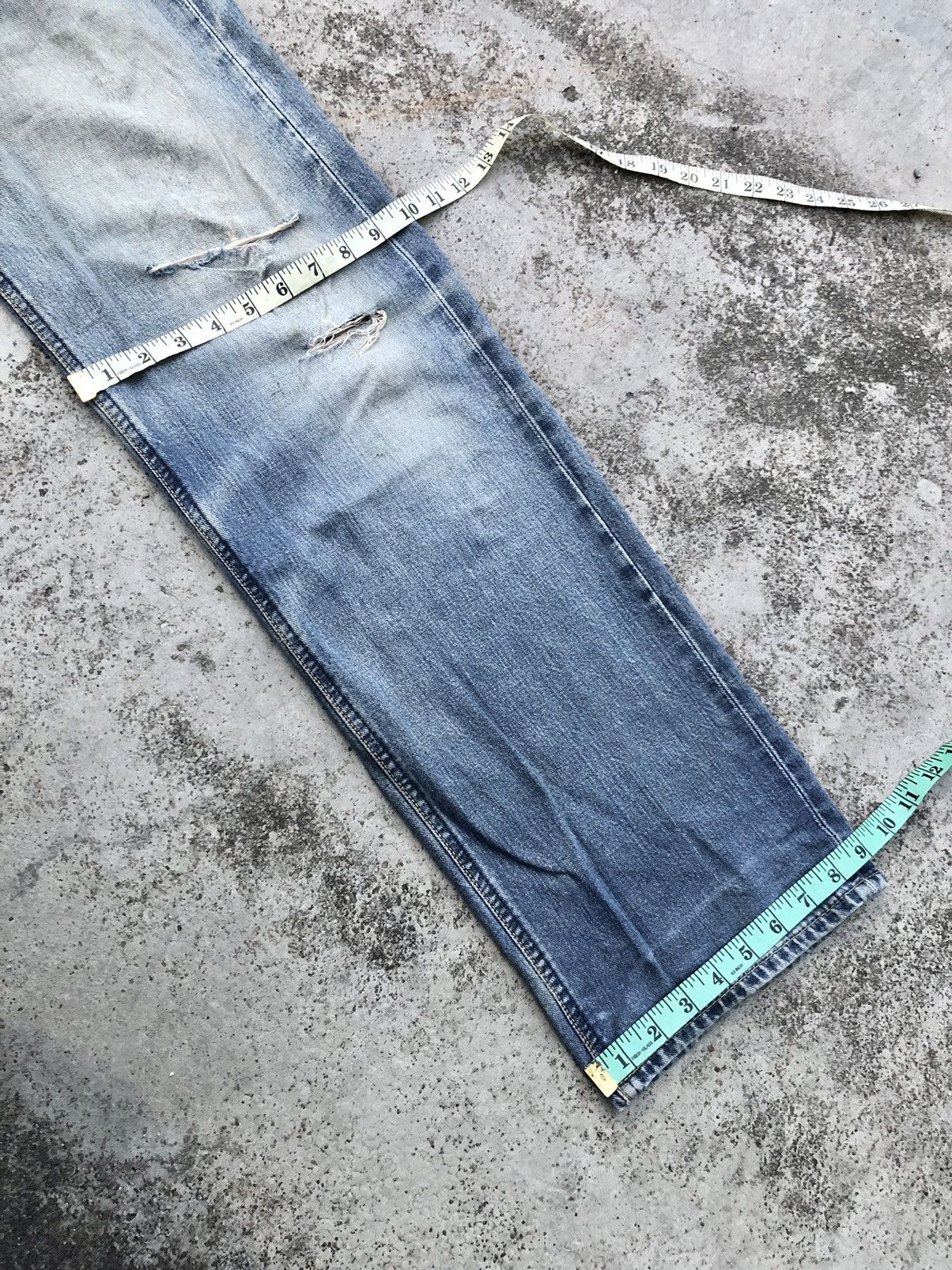 Lee VINTAGE LEE SELVEDGE DISTRESSED DENIM Size US 32 / EU 48 - 11 Thumbnail