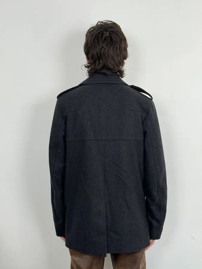 Dior 2000s Dior Grey Classy Wool Caban Jacket Size US M / EU 48-50 / 2 - 3 Thumbnail