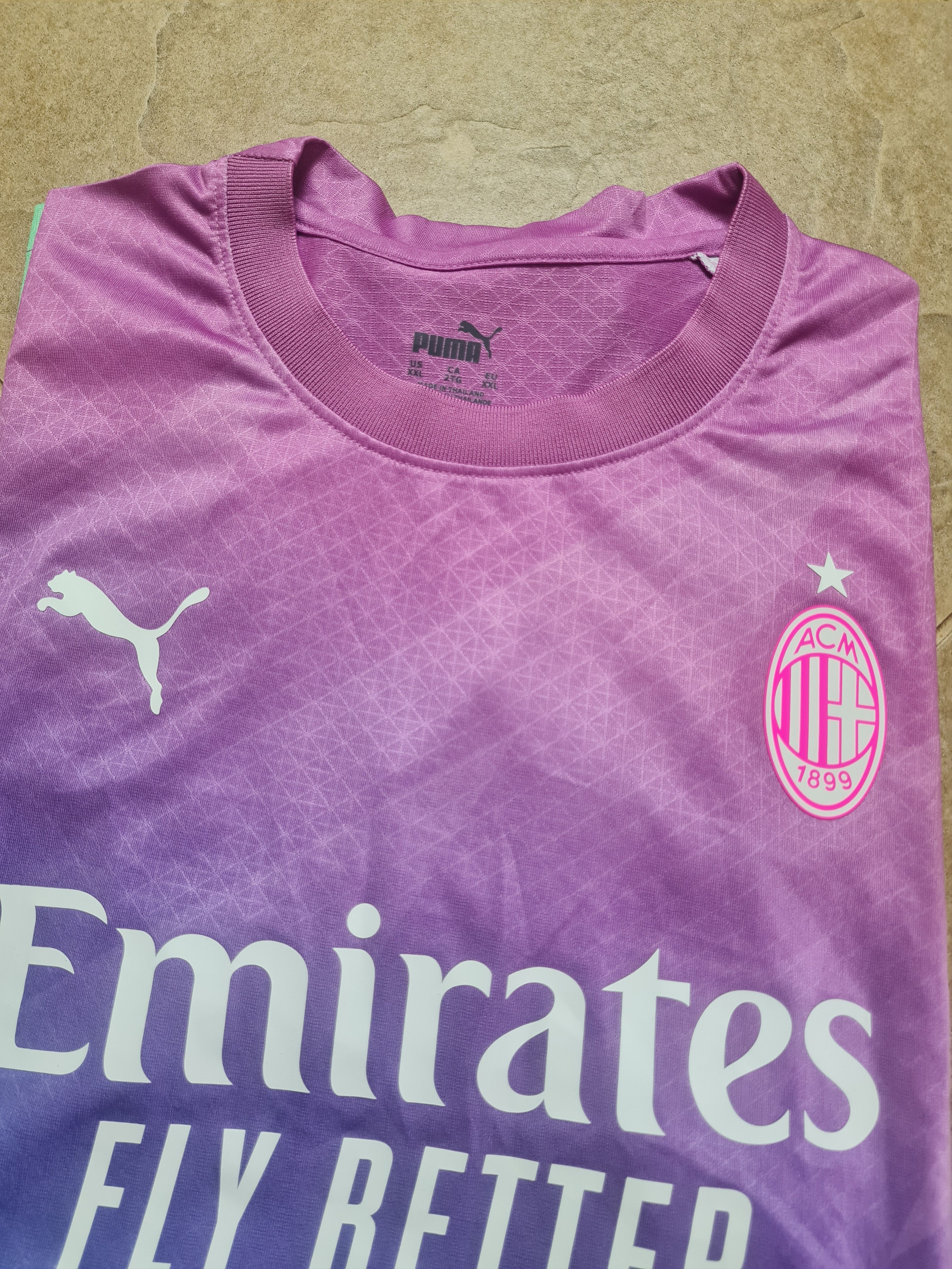 Puma Football T-shirts Men's Jersey Puma AC MILAN JERSEY Soocer Size US XL / EU 56 / 4 - 16 Thumbnail