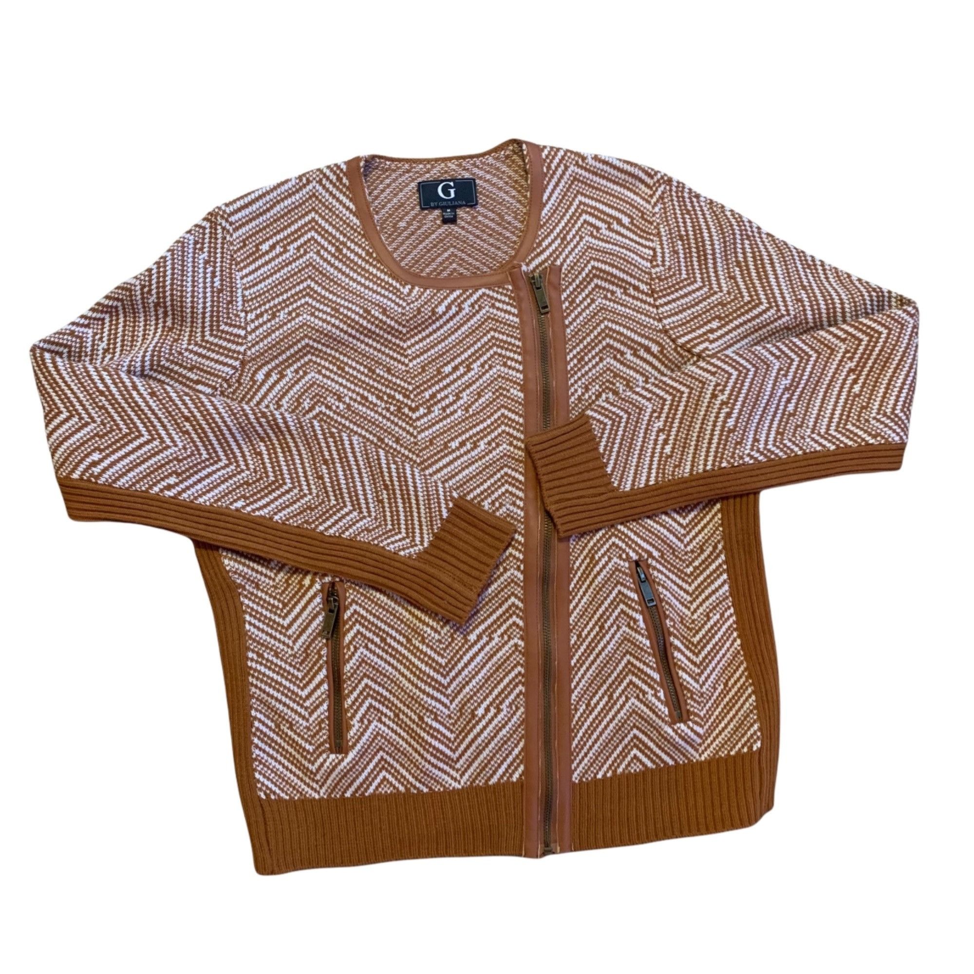 Other G By Giuliana Thick Knit Boho Abstract Sweater Jacket M Size M / US 6-8 / IT 42-44 - 1 Thumbnail