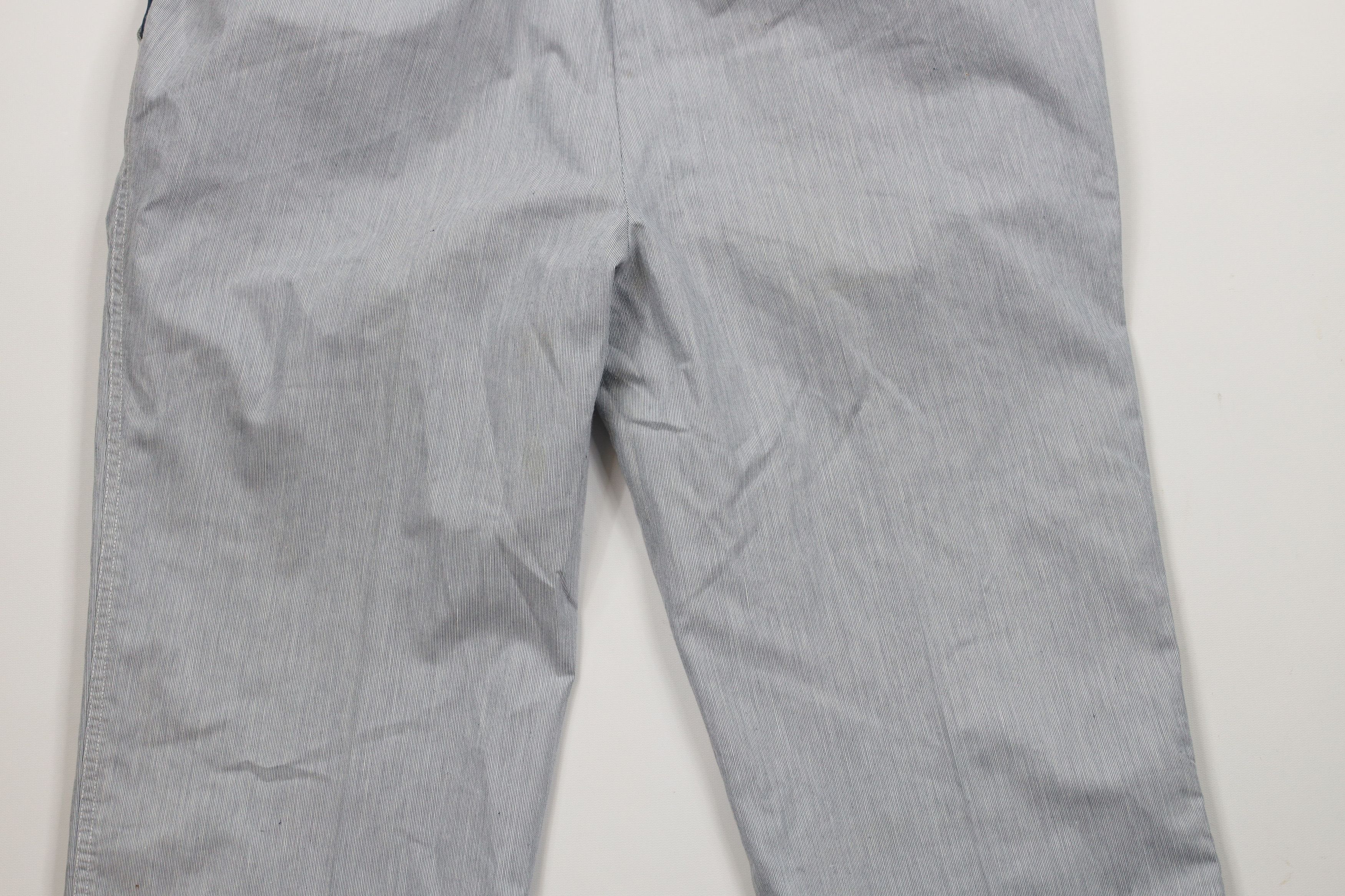 Vintage Vintage 70s Streetwear Trim Striped Wide Leg Pants Blue Size US 38 / EU 54 - 12 Thumbnail
