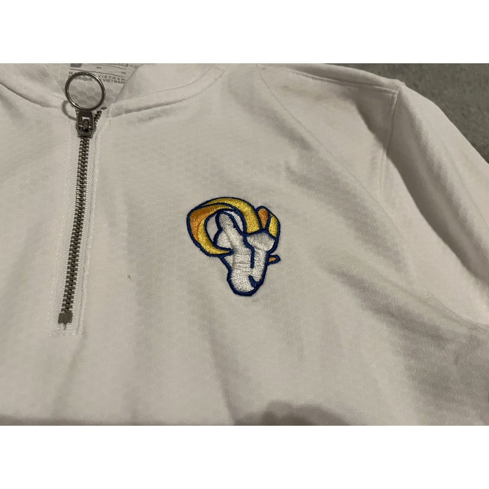 Nike Nike Dri-FIT Golf Polo Shirt Women's Medium White LA Rams Size M / US 6-8 / IT 42-44 - 2 Thumbnail