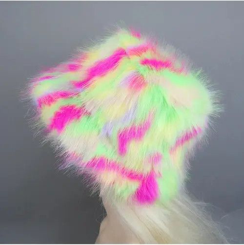 Other Soft Faux Fox Fur Beanies Hat Size ONE SIZE - 4 Thumbnail