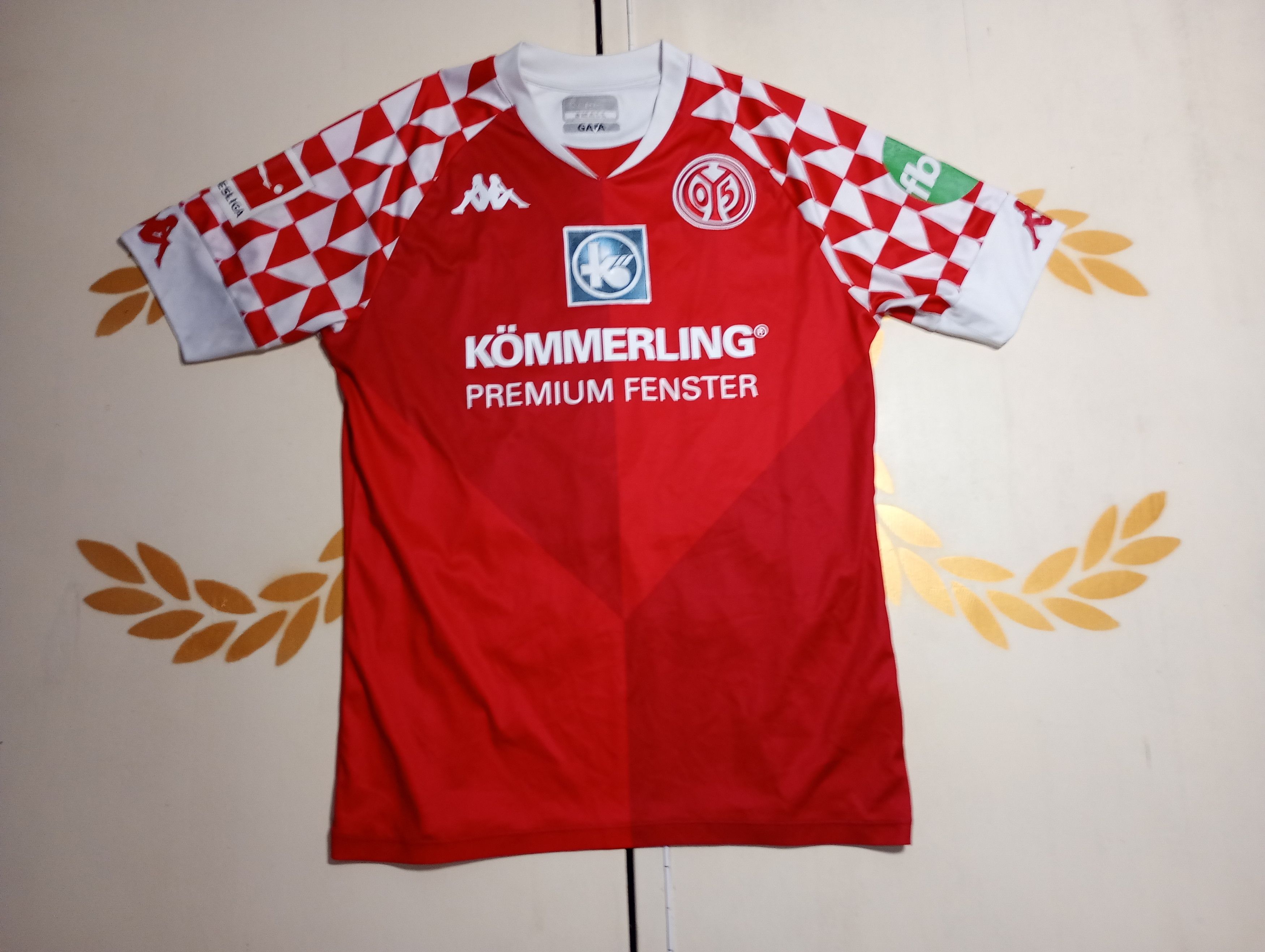 Kappa FSV Mainz 05 Kappa Jersey #26 Nebel 2020-2021 Size US S / EU 44-46 / 1 - 2 Thumbnail