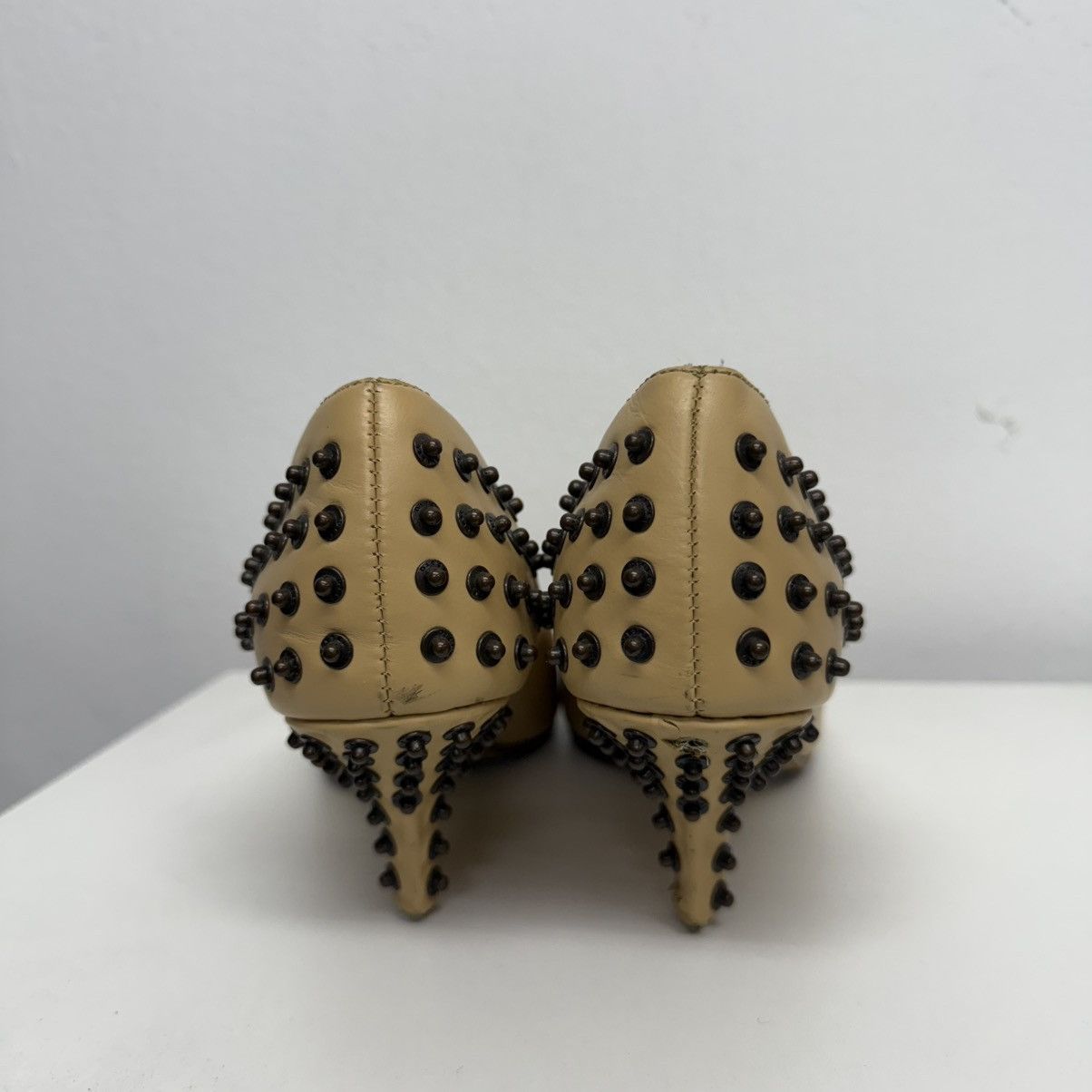 Diesel Vintage Diesel Studded Pumps Genuine Leather Size US 6 / IT 36 - 4 Thumbnail