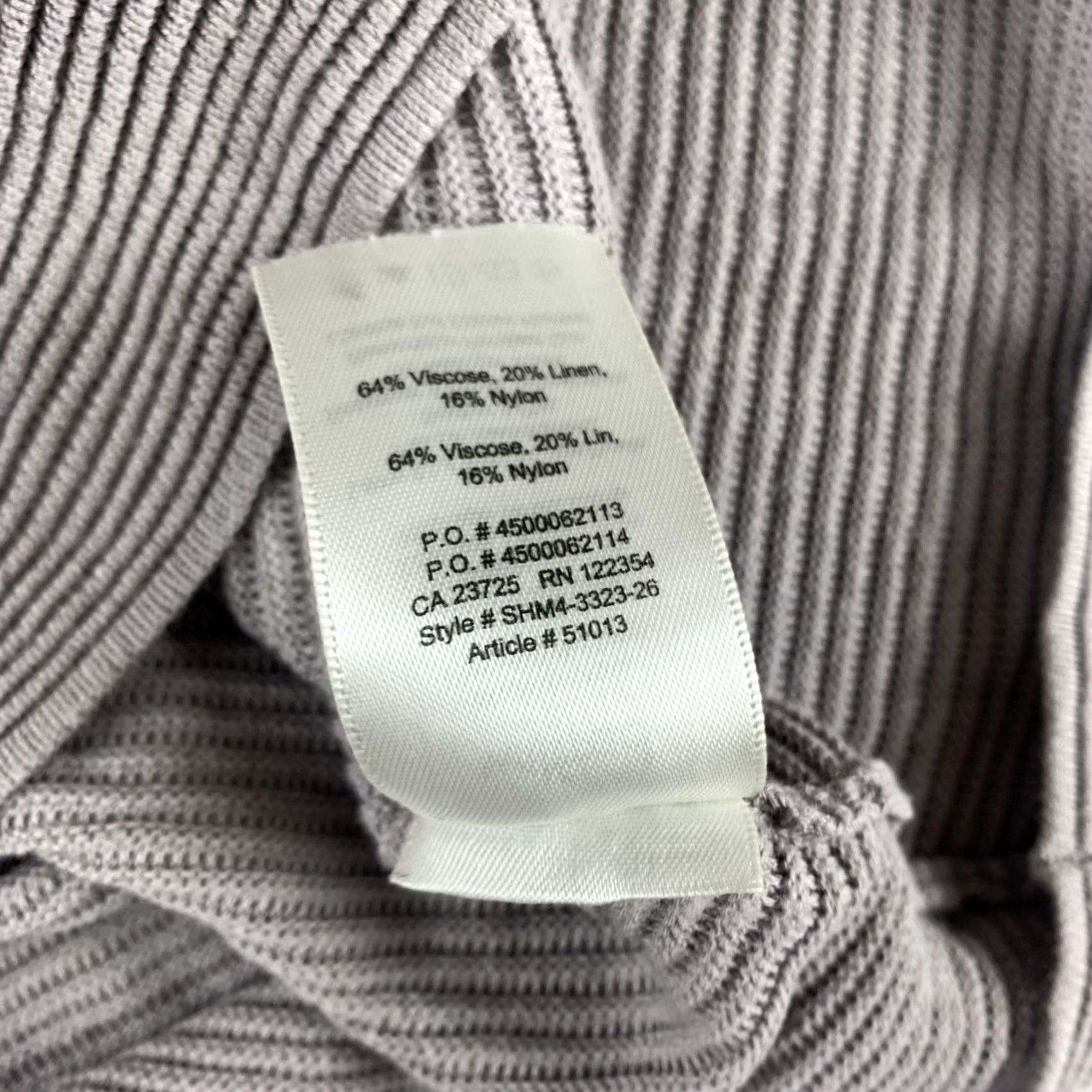 Vintage WILFRED SWEATSHIRT WOMENS XS MAUVE WAFFLE PRINT 3/4 SLEEVE TOP Size XS / US 0-2 / IT 36-38 - 6 Thumbnail