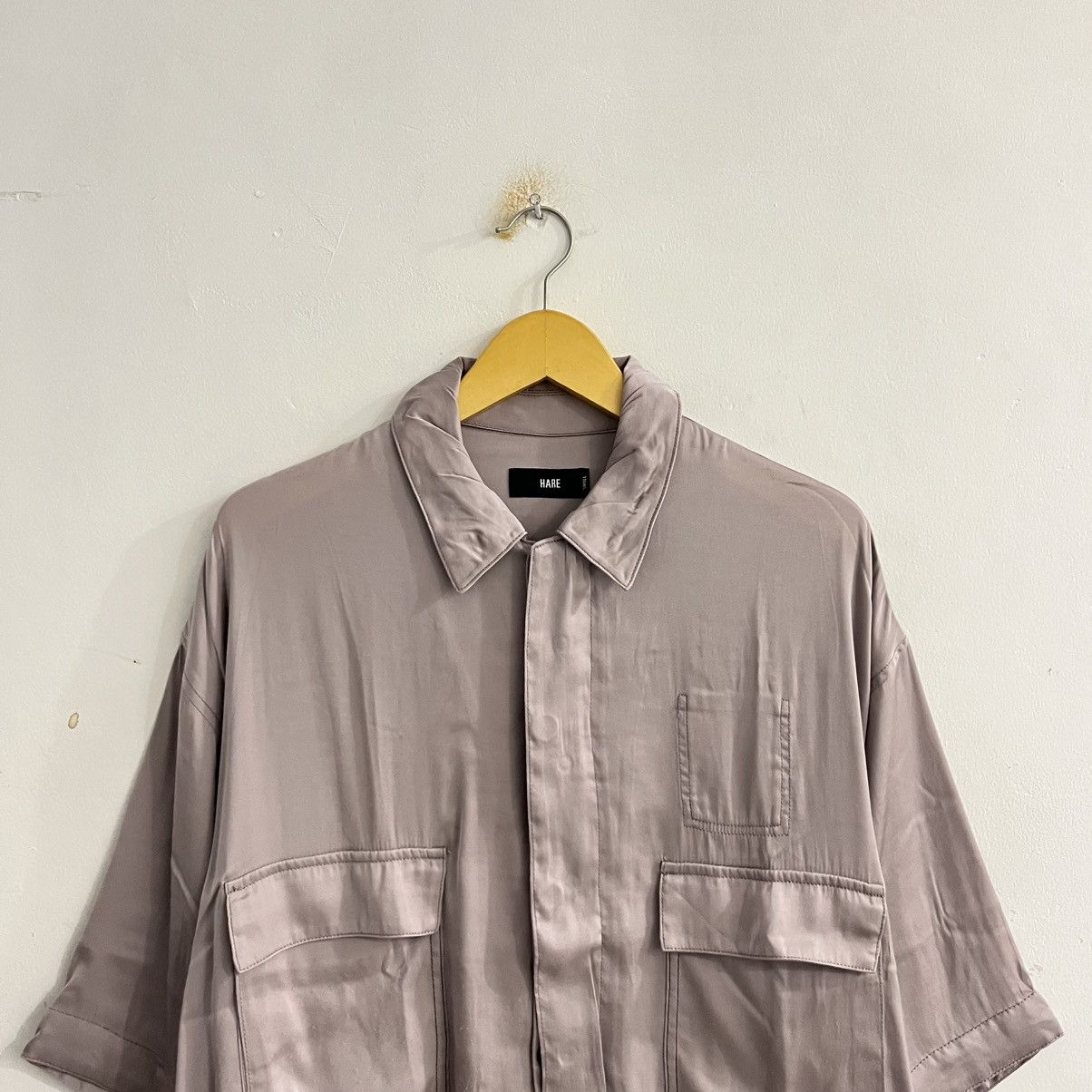 Japanese Brand HARE Japan Unique Pocket Oversize Button Up - Japanese Brand Size US S / EU 44-46 / 1 - 2 Thumbnail