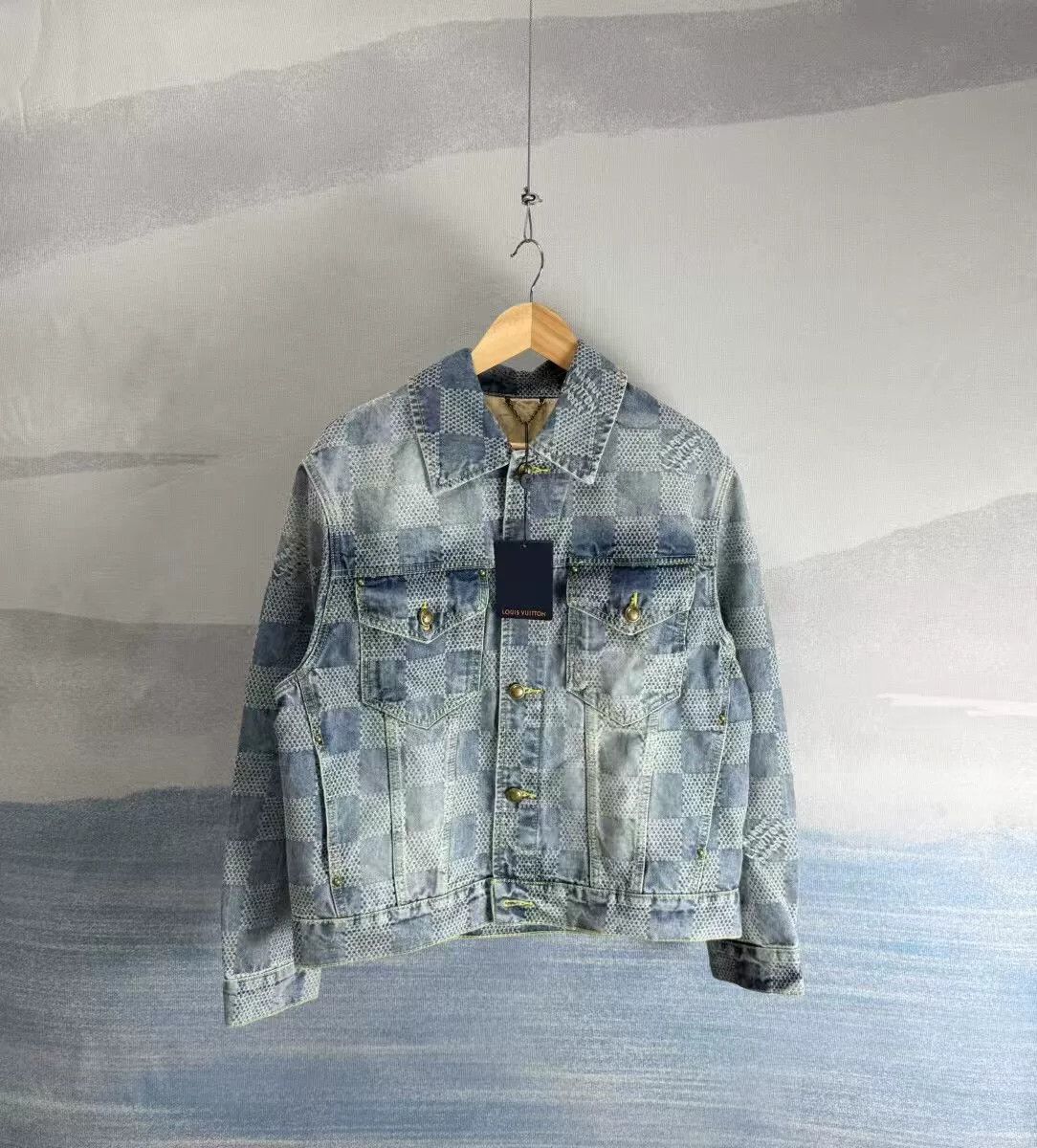 Louis Vuitton louis vuitton checkered denim jacket size 48 Size US L / EU 52-54 / 3 - 1 Thumbnail