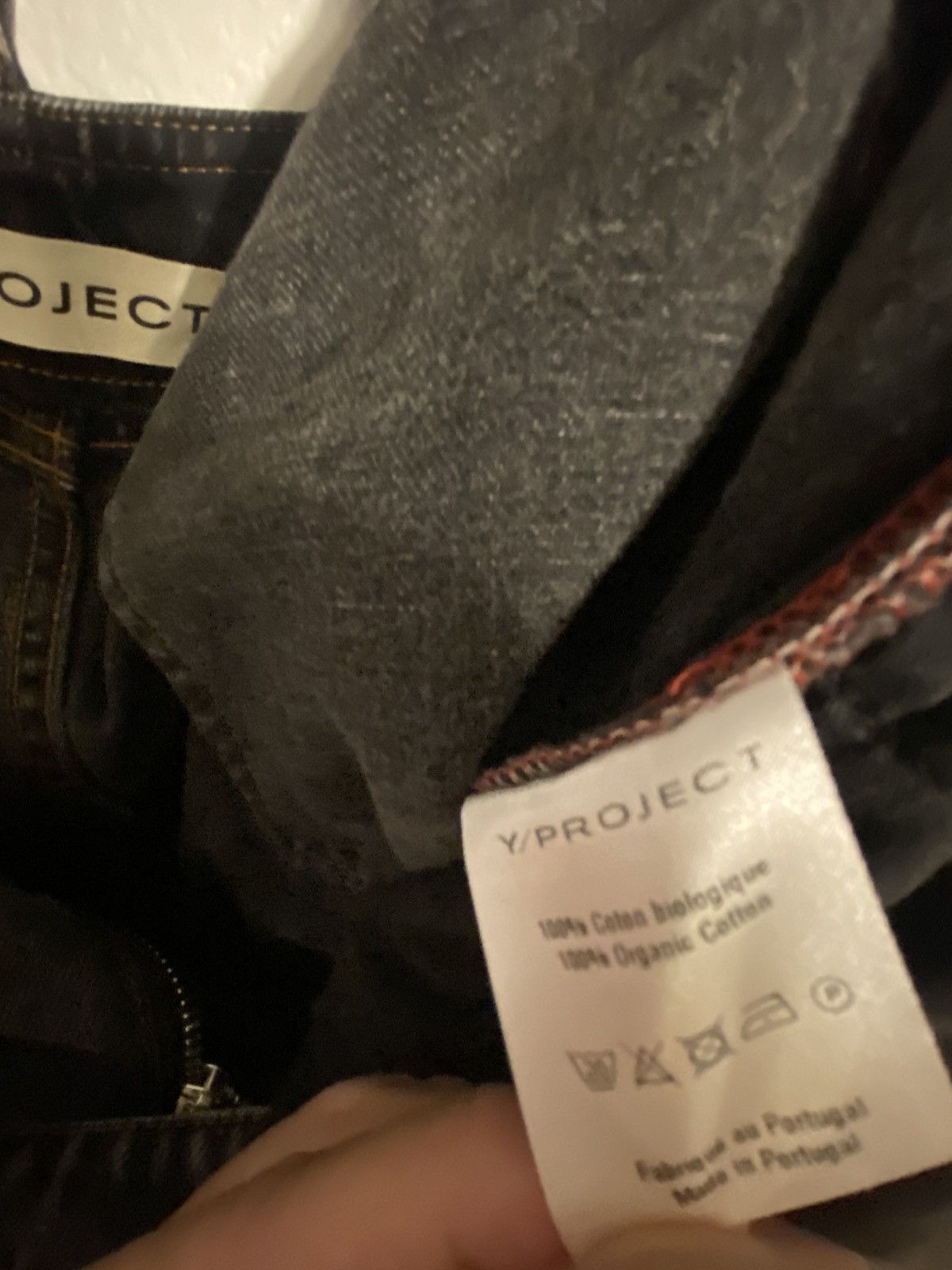 Y/Project Black Y Belt Jeans Size US 30 / EU 46 - 5 Thumbnail