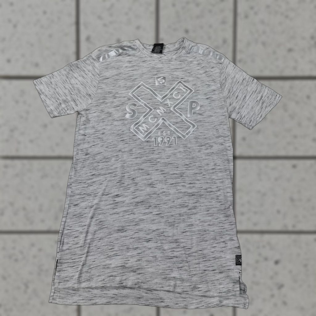 Southpole Southpole Shirt Mens L Gray Spell Out Logo Skater Grunge Y2K Hip Hop Shirt Mens L Gray Heather Logo Stamped Graphic Print Vintage No Size US L / EU 52-54 / 3 - 1 Thumbnail