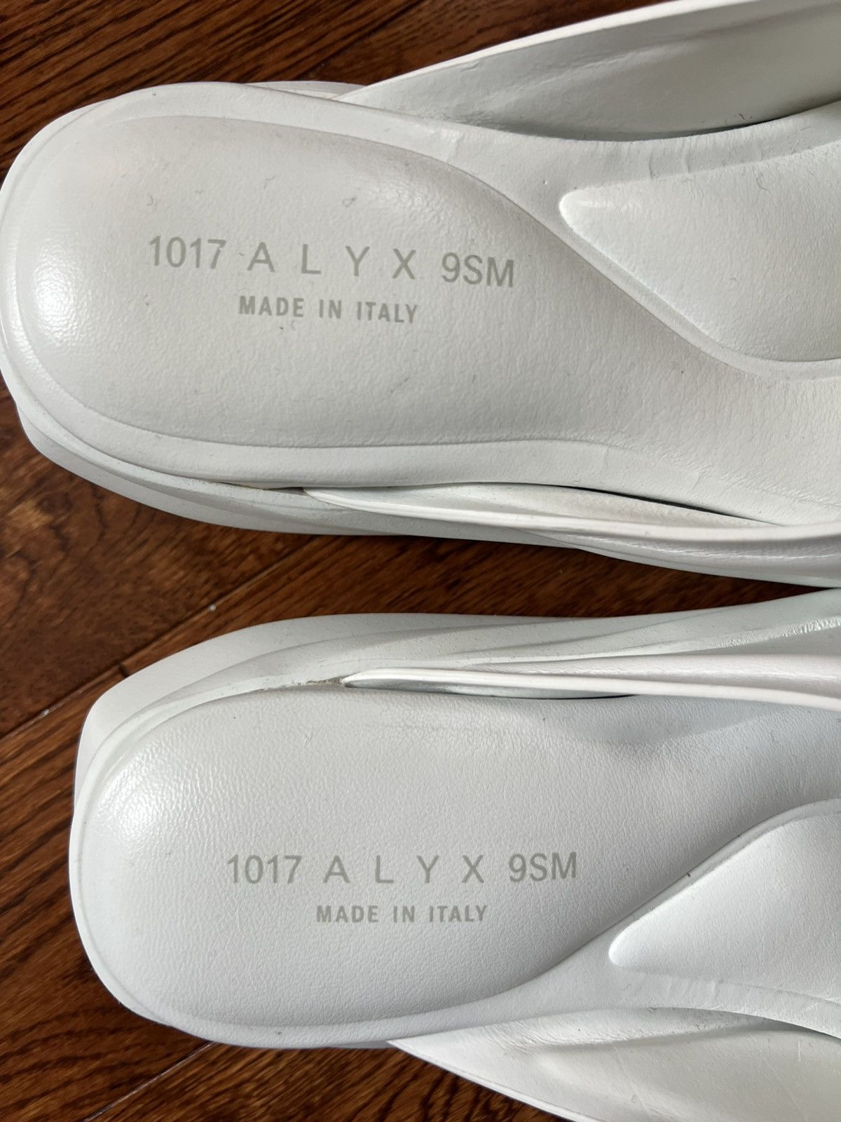 1017 ALYX 9SM 1017 ALYX 9SM - White Mono Slides Size US 6.5 / IT 36.5 - 2 Thumbnail