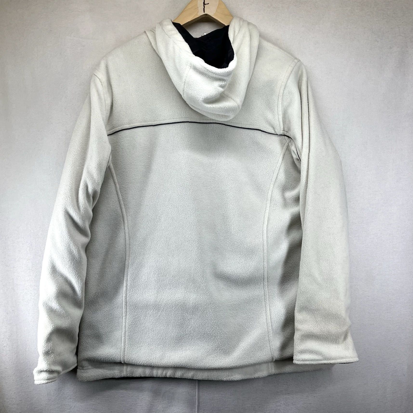 Free Country Free Country Women's Reversible Hooded Jacket Black White Fleece Full Zip Large Womens Size L / US 10 / IT 46 - 4 Thumbnail
