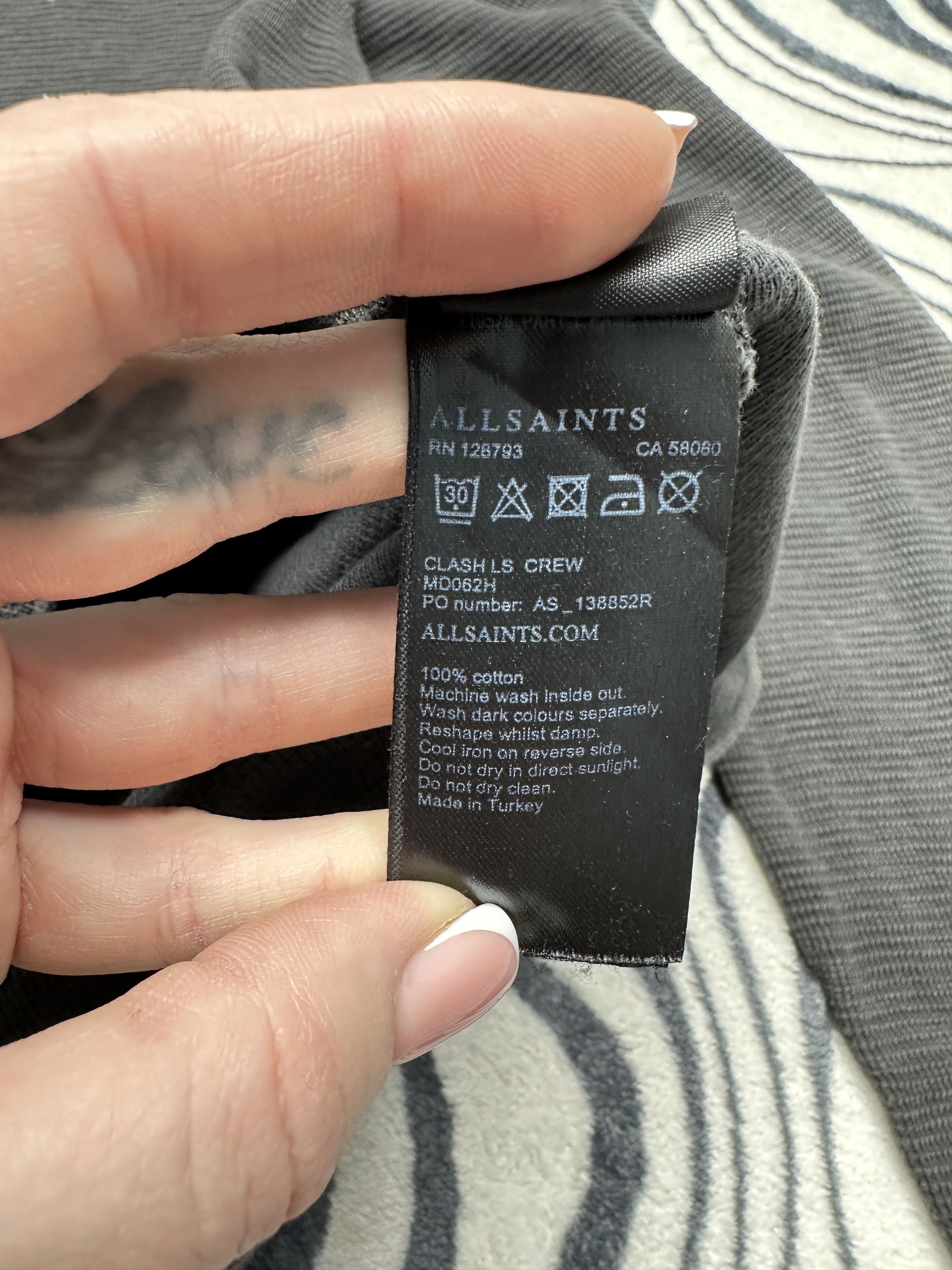 Allsaints Allsaints Mens Clash Sweater Size US XL / EU 56 / 4 - 5 Thumbnail