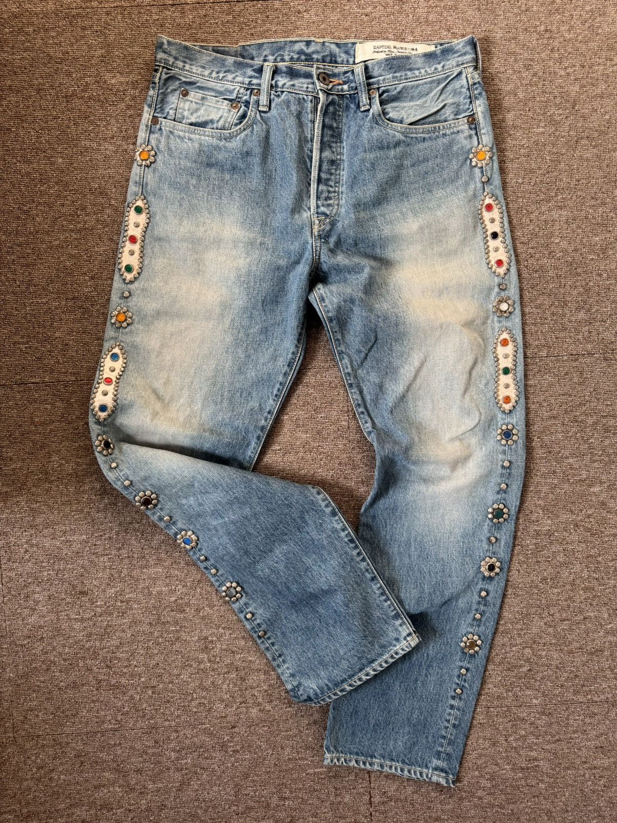 Kapital Kapital Gemstone Denim Pants Size US 32 / EU 48 - 1 Thumbnail