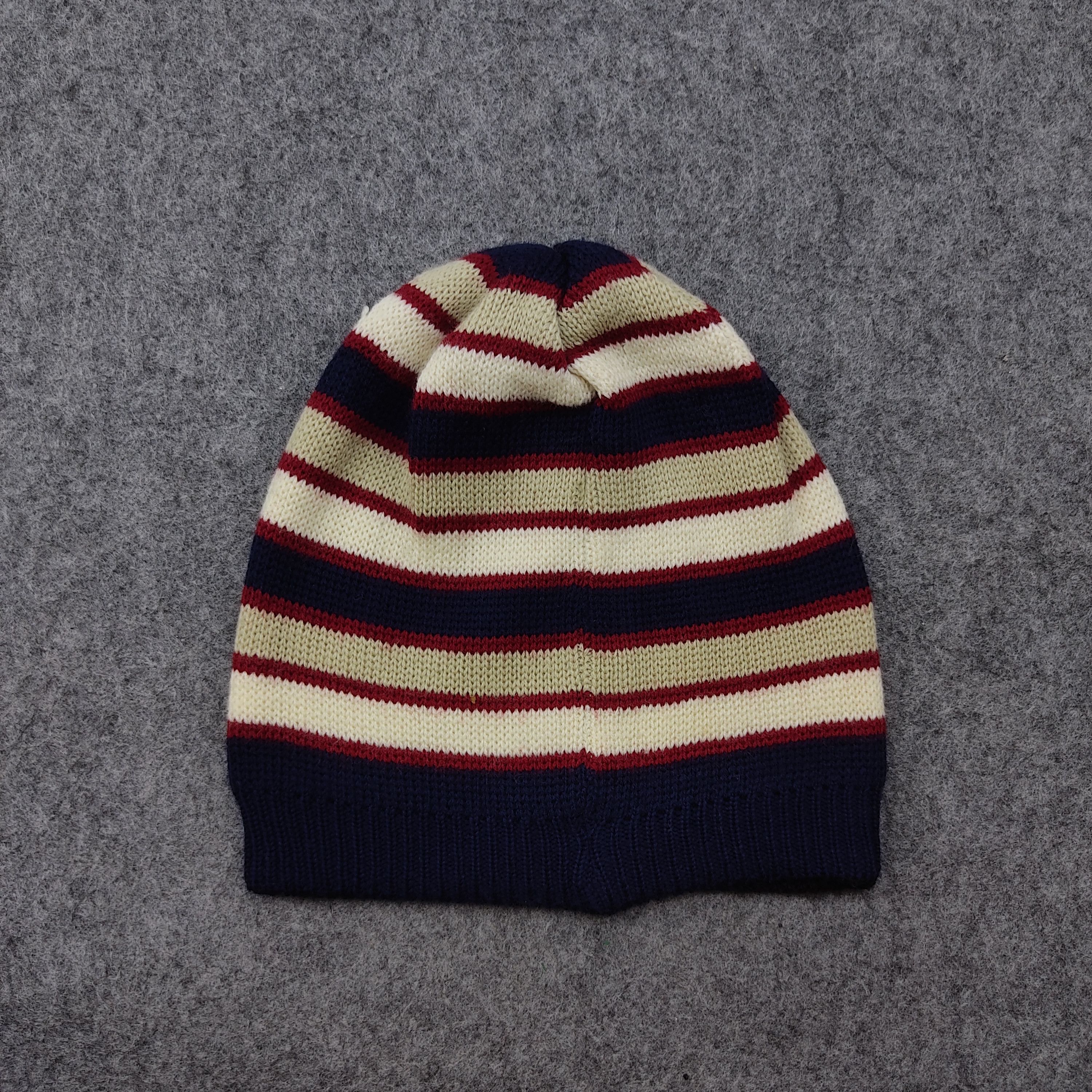 Ocean Pacific × Vintage Vintage Ocean Pacific Stripe Beanie / Snow Hat / Snow Cap Size ONE SIZE - 5 Thumbnail