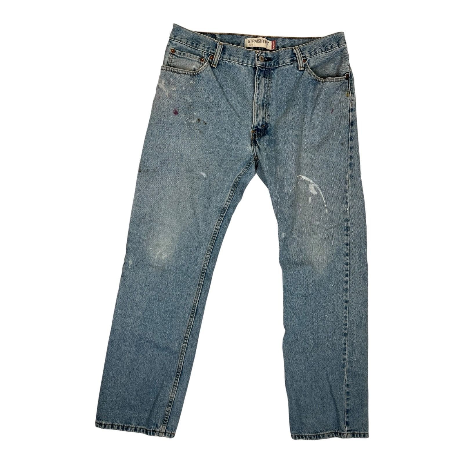 Levi's Vintage Levi's 505 Ble Denim Jeans Size 36x32 Paint Stain Gr Size US 36 / EU 52 - 1 Thumbnail