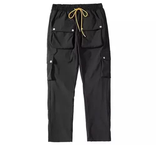 image of Vintage Cargo Sweatpants in Black, Men's (Size 33)