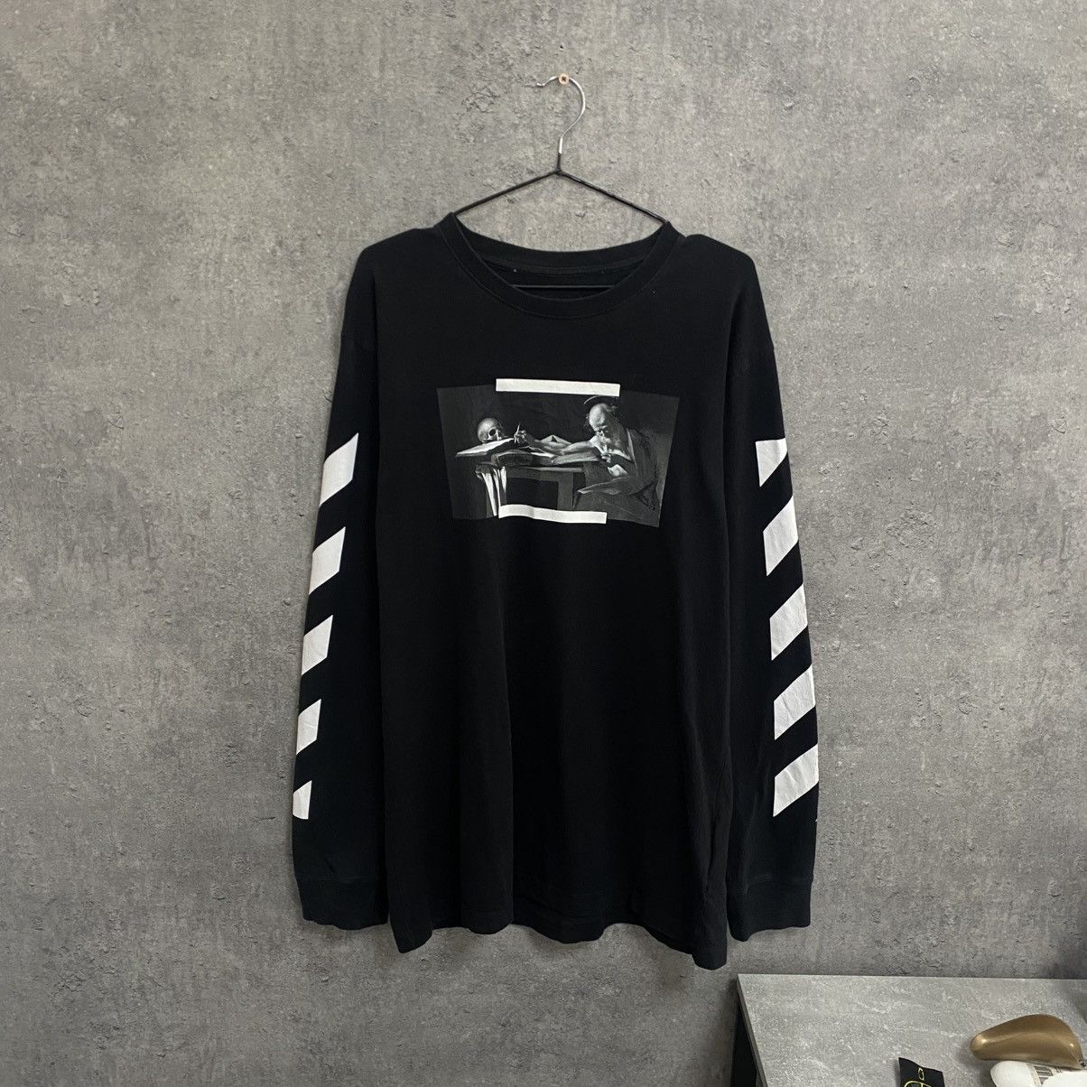 Off-White Off White Caravaggio Long Sleeve T-Shirt Size US XL / EU 56 / 4 - 1 Thumbnail