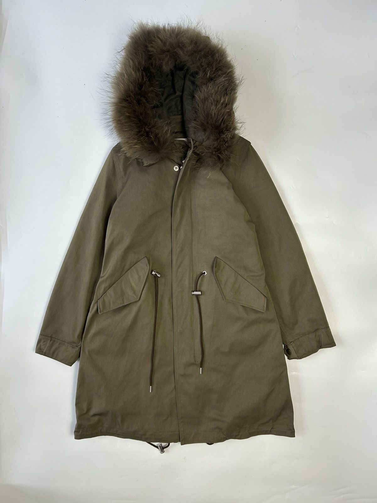 EL HALM FAUX FUR HOODIE PARKA JACKET