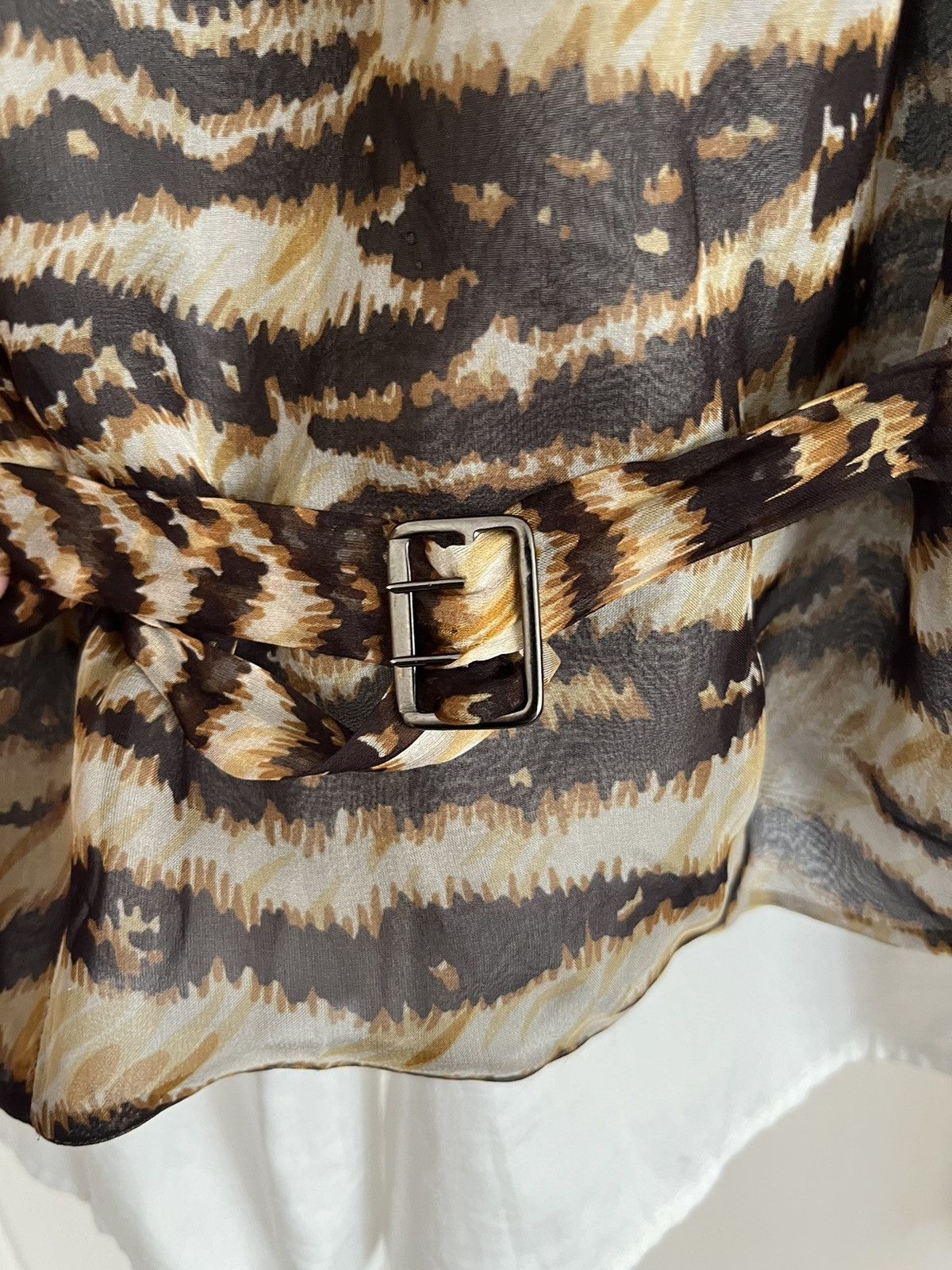 Dolce & Gabbana Black Silk animal Print vest Size M / US 6-8 / IT 42-44 - 5 Thumbnail