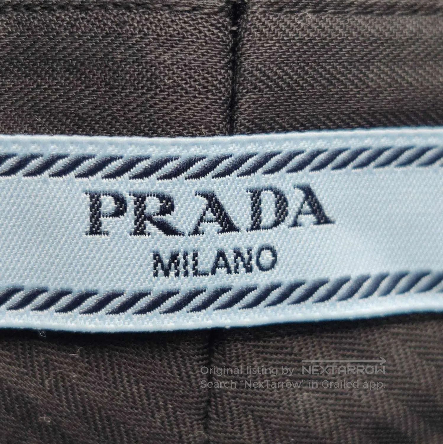 Prada Prada Wool Blend Triangle Logo Trousers . Size 37" - 5 Thumbnail