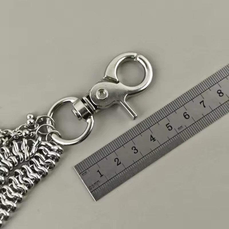 Japanese Brand × Vintage Layered Stainless Steel Wallet Chain Accessories Size ONE SIZE - 7 Thumbnail
