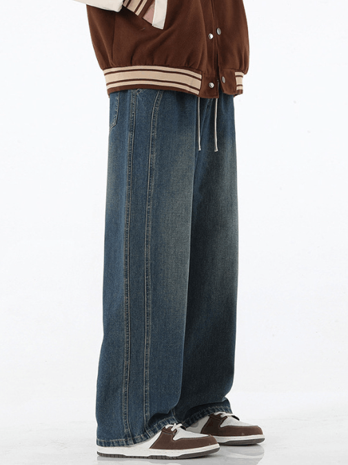Japanese Brand × Jean Street American straight loose distressed versatile jeans Size US 32 / EU 48 - 2 Thumbnail