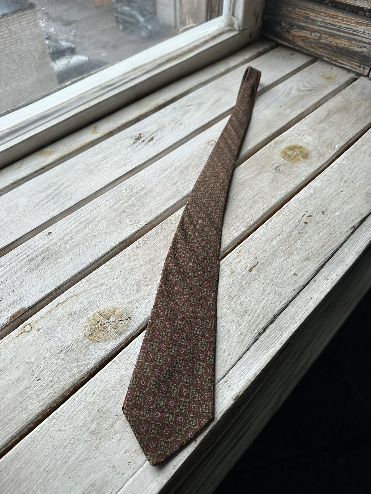 Designer × Yves Saint Laurent GRAIL🚨 Yves Saint Laurent YSL tie 80s vintage old money Size ONE SIZE - 8 Thumbnail