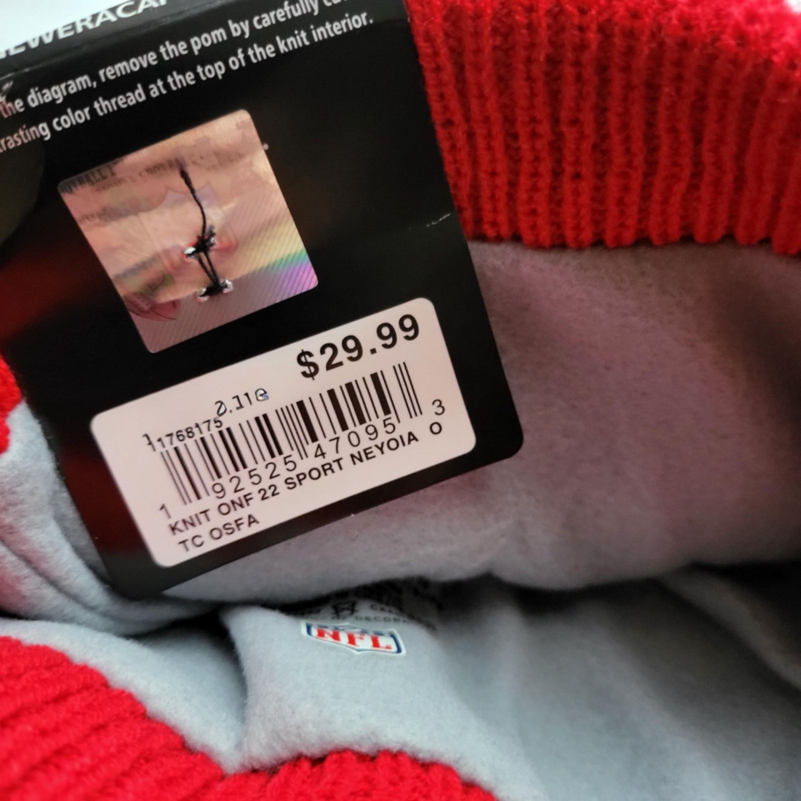 Other NWT New England Patriots Sports Pom Beanie Fleece Unisex Size ONE SIZE - 7 Thumbnail