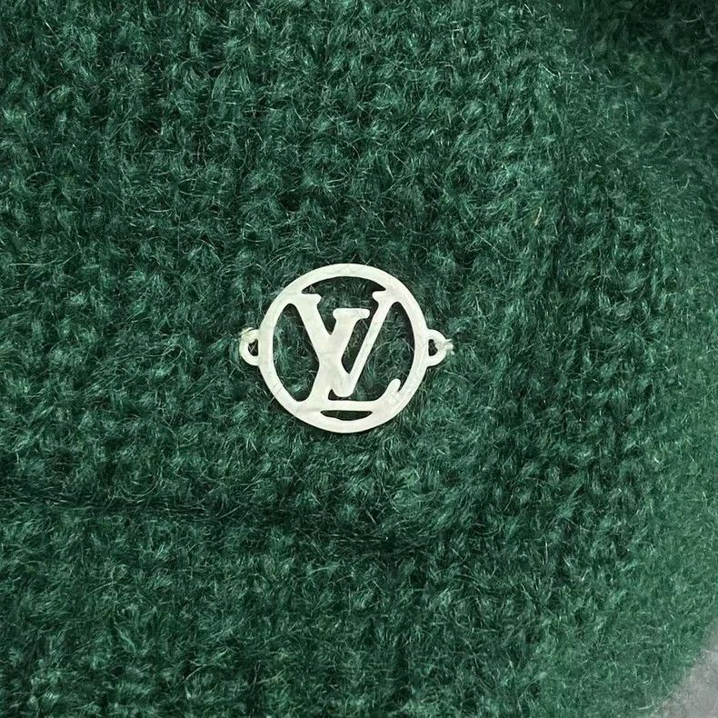 Louis Vuitton Louis Vuitton Green mohair knit cardigan with logo sweater Size US M / EU 48-50 / 2 - 4 Thumbnail