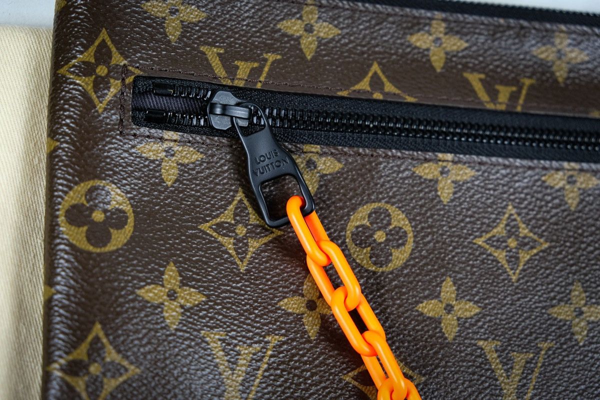 Louis Vuitton × Virgil Abloh Louis Vuitton Pochette A4 Clutch Bag Solaray Monogram Size ONE SIZE - 2 Thumbnail