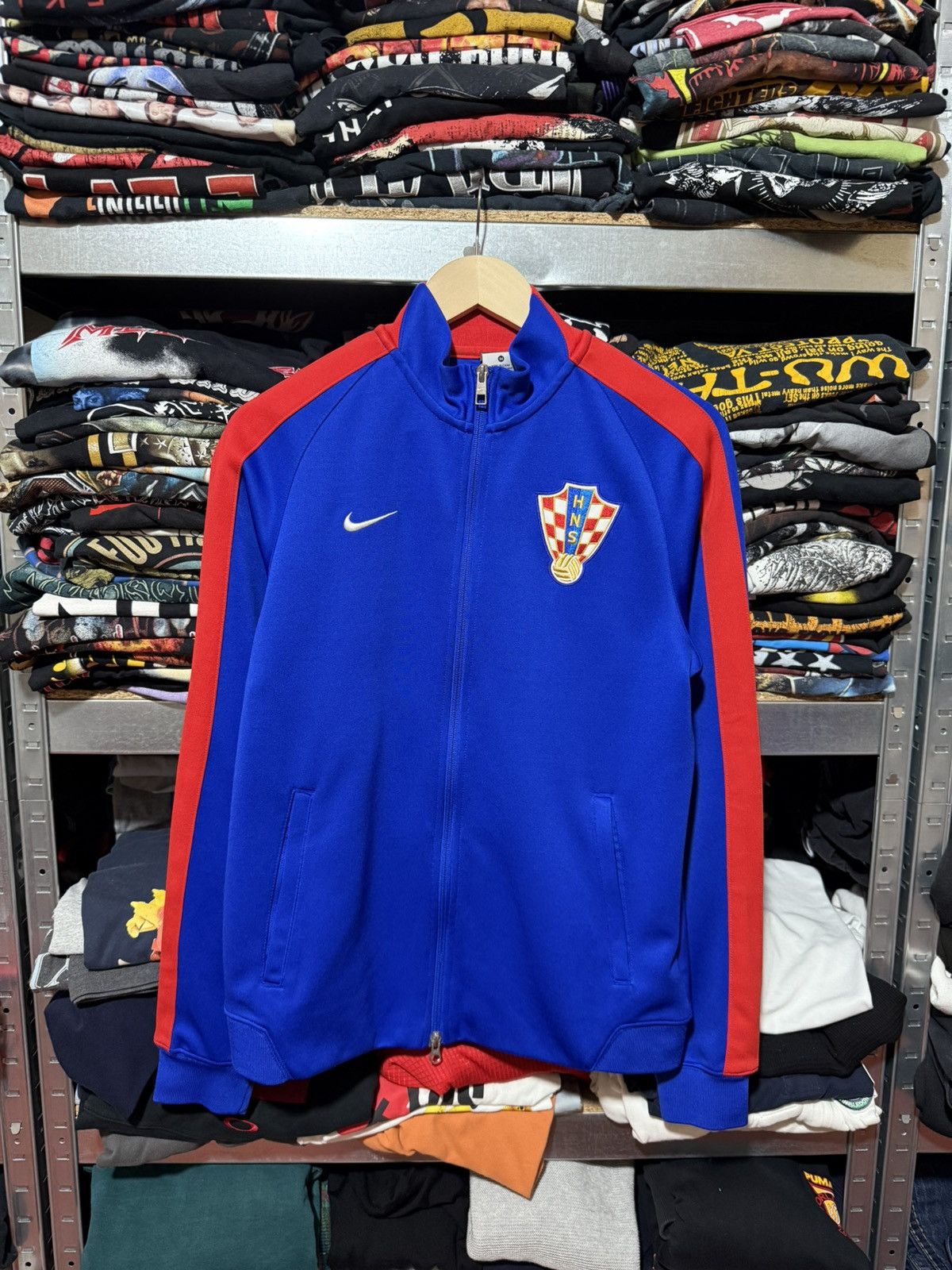 Nike Nike Croatia 2014 2015 Soccer Football Track Top Jacket Size US M / EU 48-50 / 2 - 1 Thumbnail