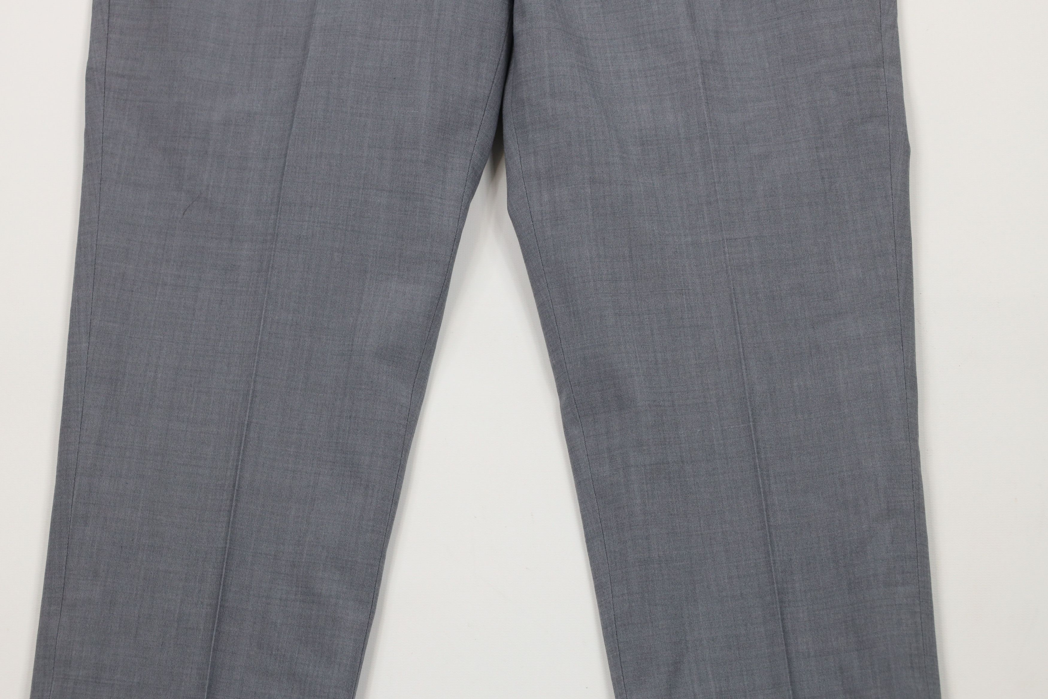 Express × Vintage Express Slim Fit Chambray Wool Blend Chinos Chino Pants Gray Size US 29 - 3 Thumbnail