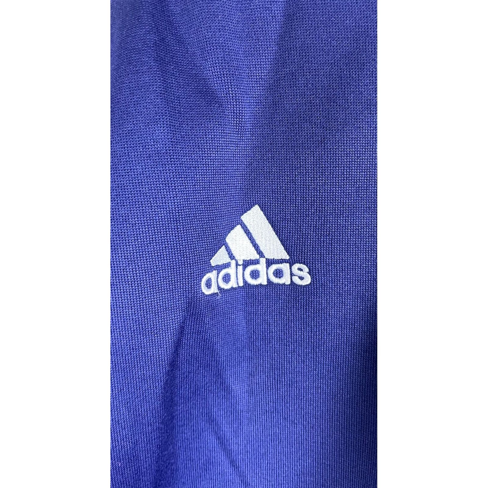 Adidas Adidas Track Jacket Mens Large Blue Black Full Zip Lightweight Athletic Size US L / EU 52-54 / 3 - 2 Thumbnail