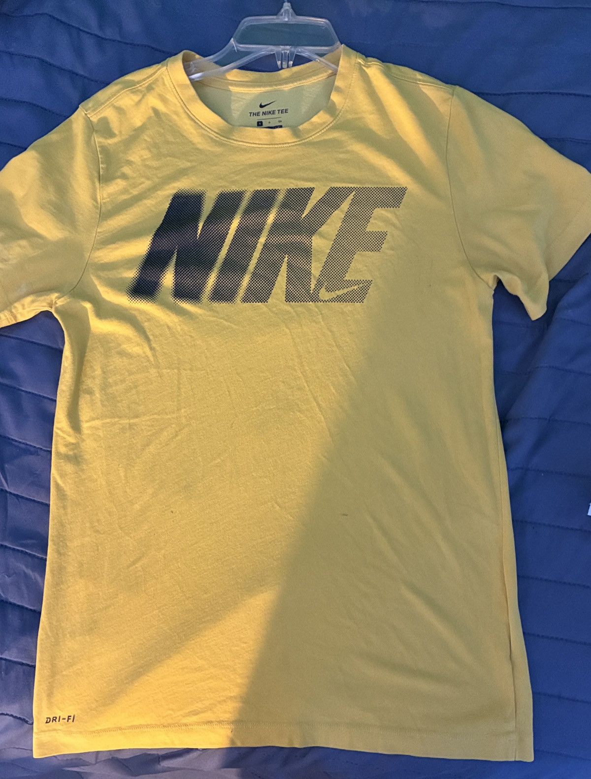 Nike Yellow Nike dri-fit t-shirt Size S / US 4 / IT 40 - 1 Thumbnail