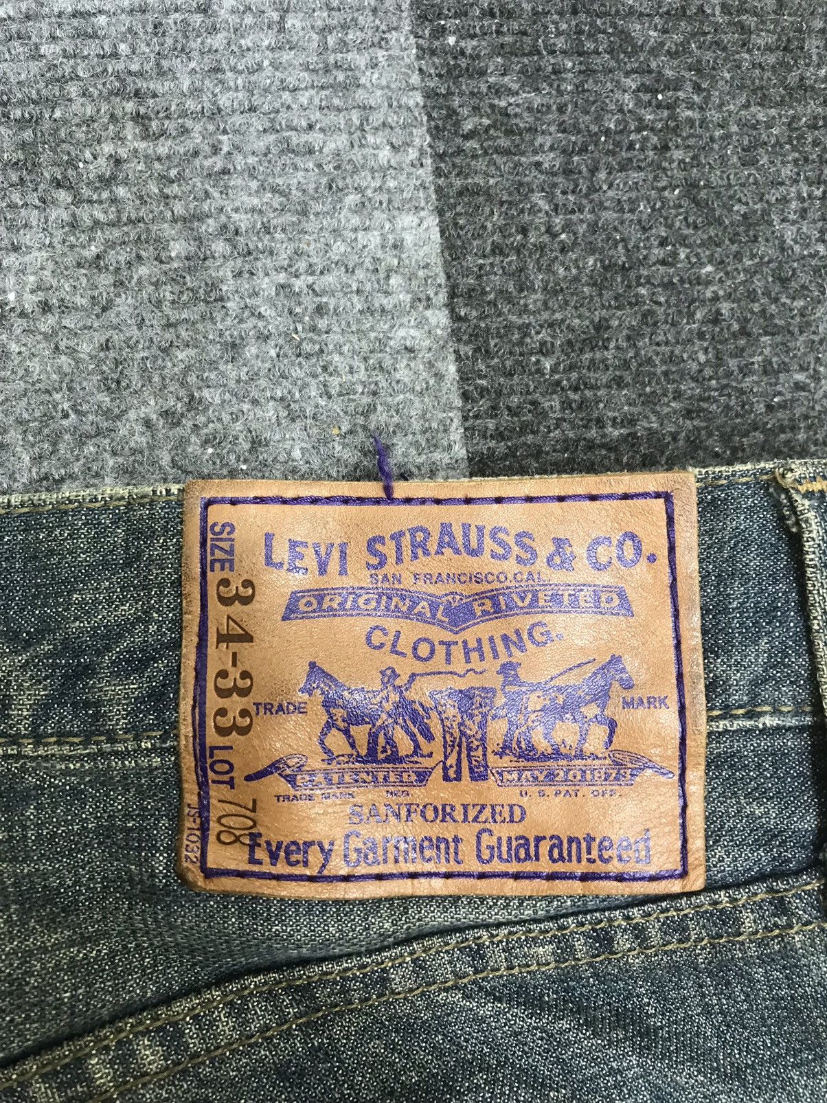 Levi's 💥ARCHIVAL💥Rare Levis 708 Distressed Dirty Cargo Denim F121 Size US 36 / EU 52 - 19 Thumbnail