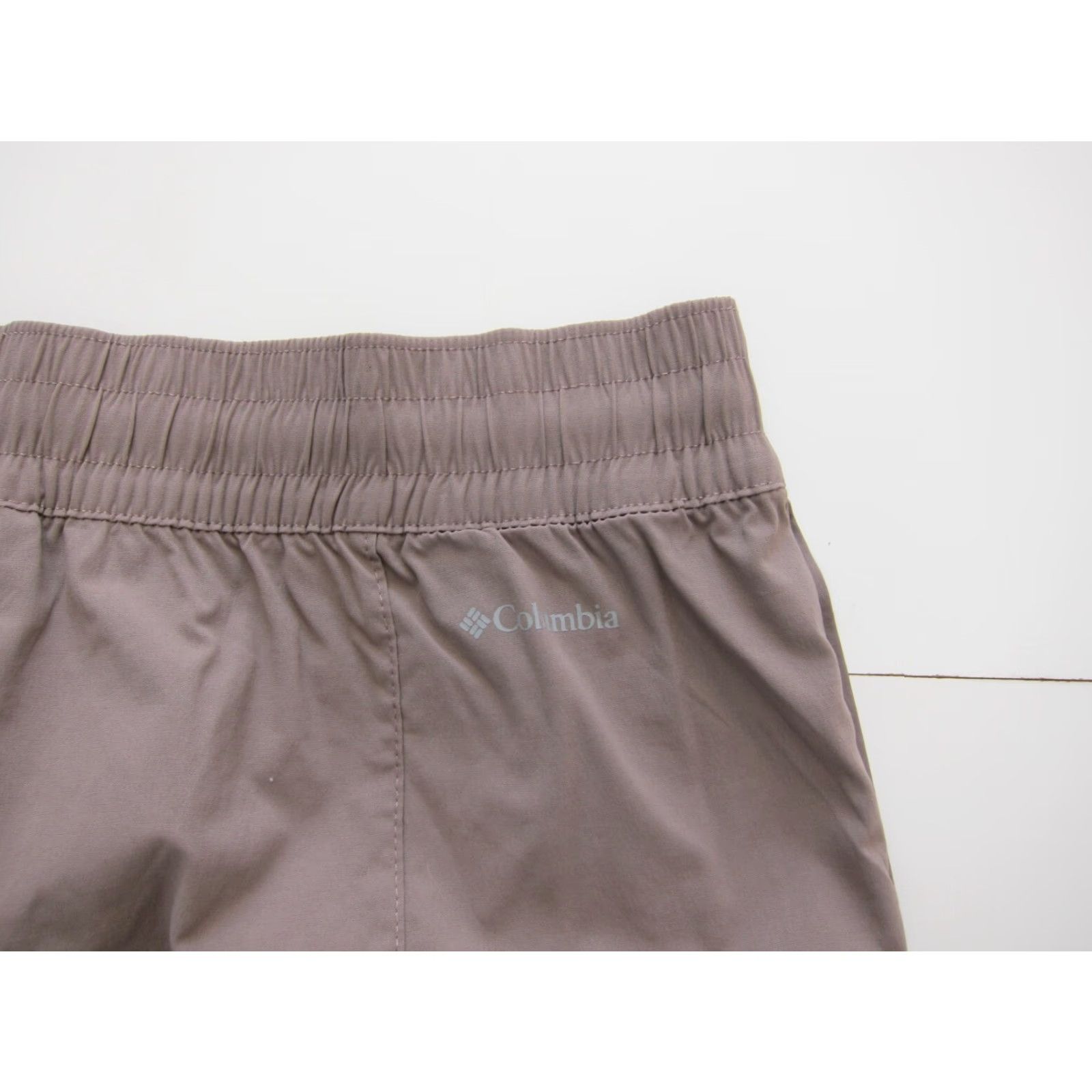 Vintage Columbia Nylon Stretch Brown Pocket Active Hike Travel Chino Short Women Medium Size 32" / US 10 / IT 46 - 6 Thumbnail