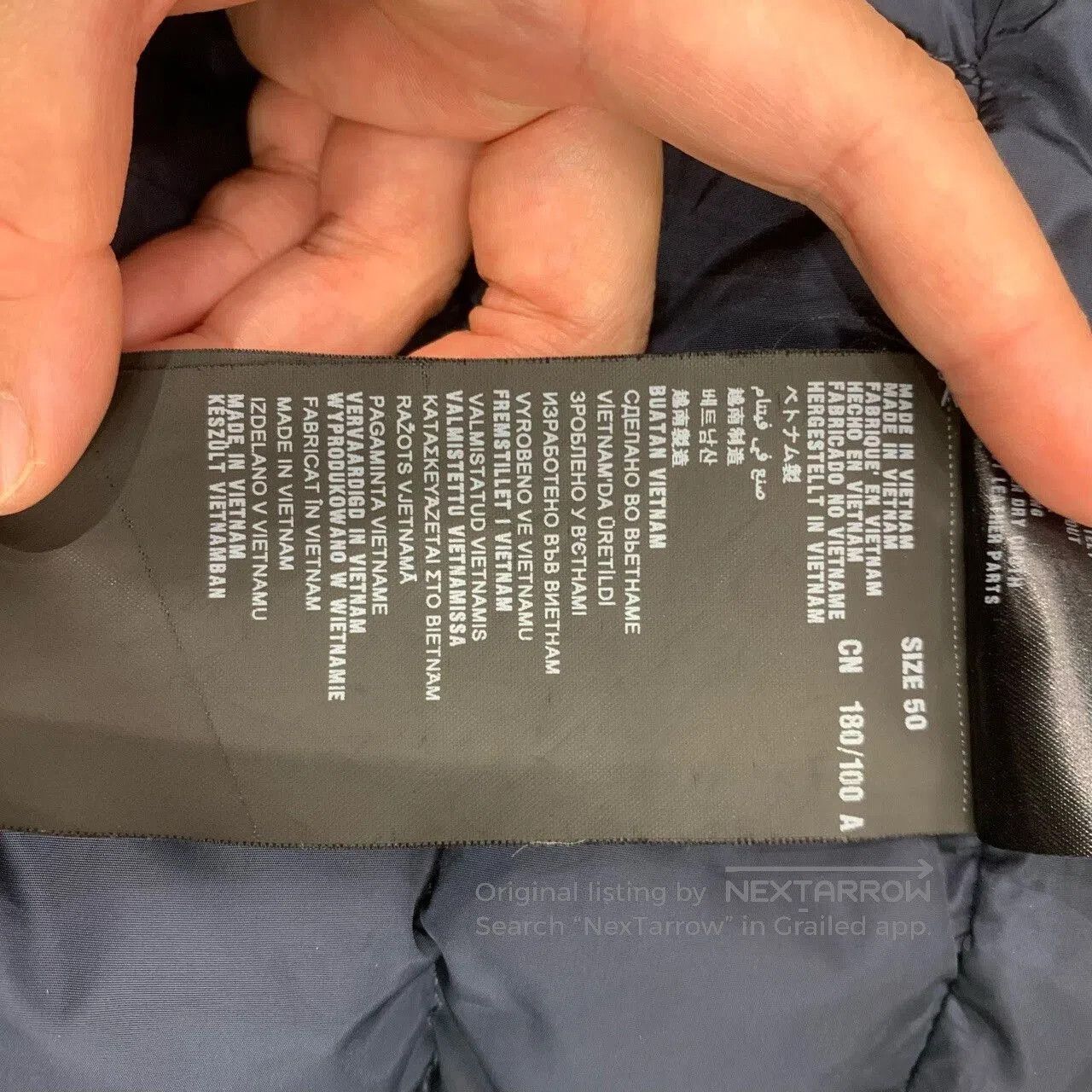 Prada prada dark blue puffer jacket with hood. Size US L / EU 52-54 / 3 - 5 Thumbnail