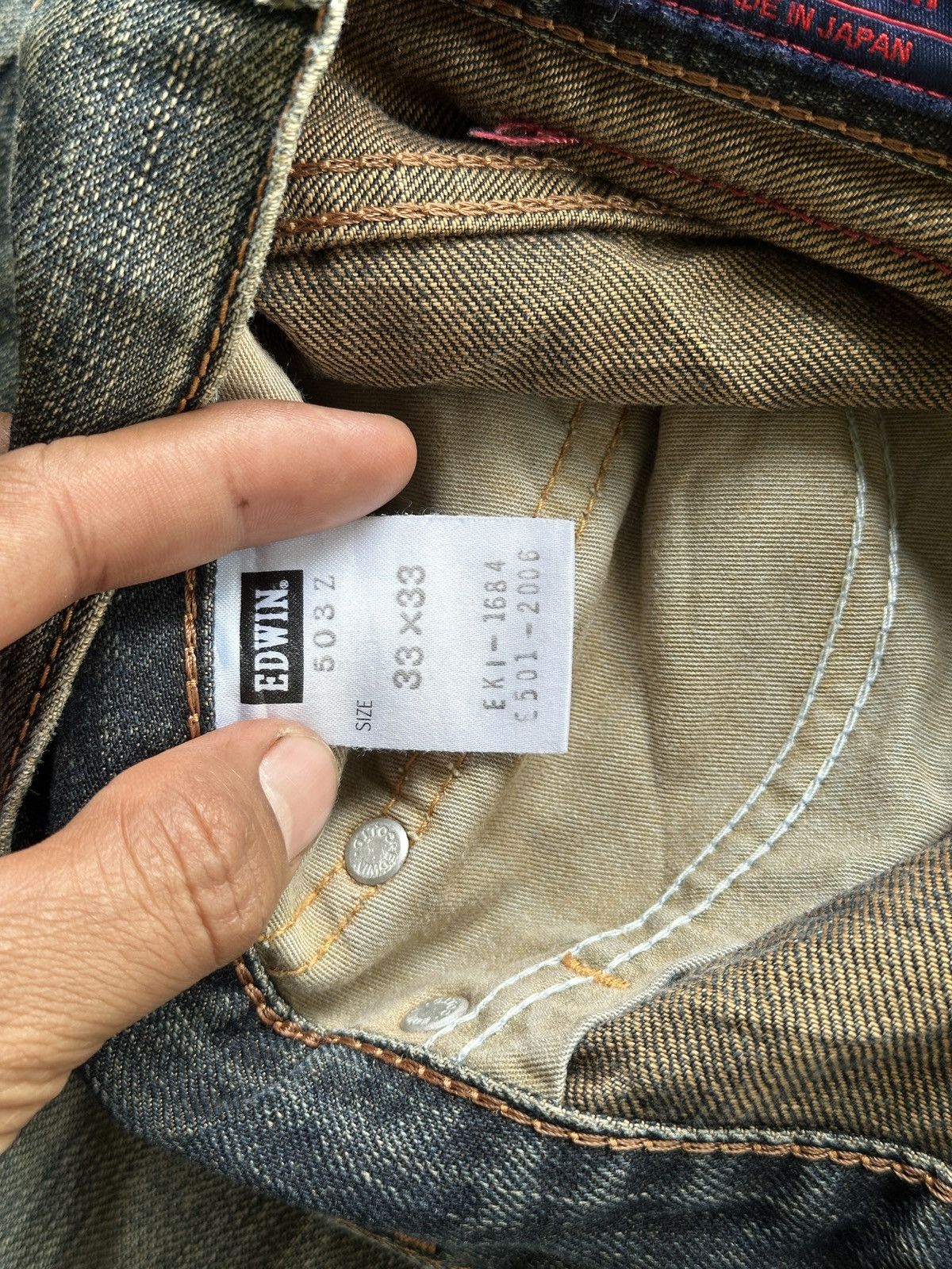 Kapital Vintage Edwin 503 34x41 . Size US 34 / EU 50 - 9 Thumbnail