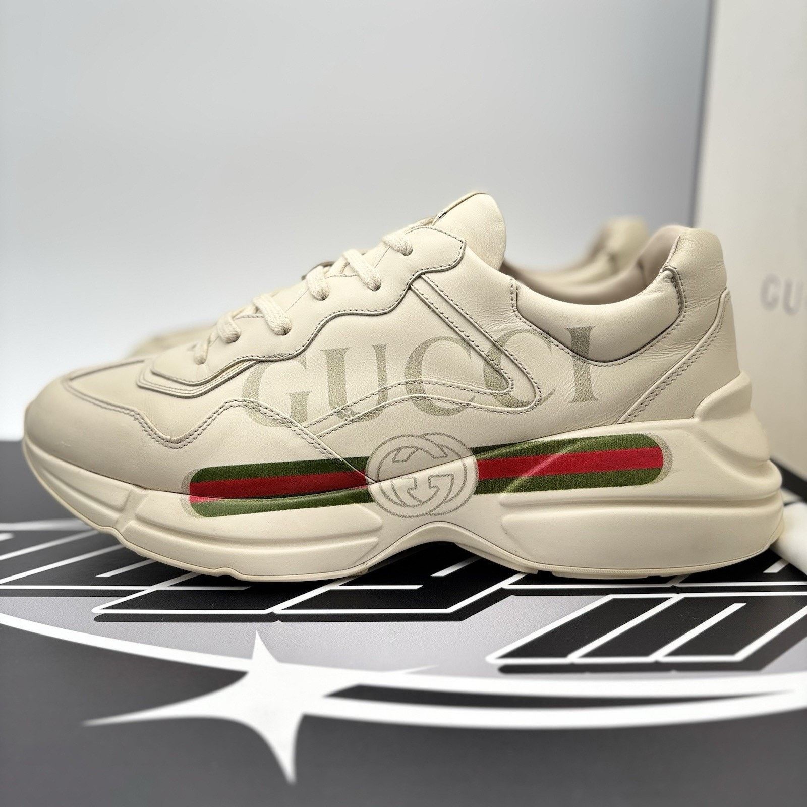 Gucci Gucci Rhyton GG ' Gucci Logo ' | GREAT CONDITION! Size US 10.5 / EU 43-44 - 1 Thumbnail