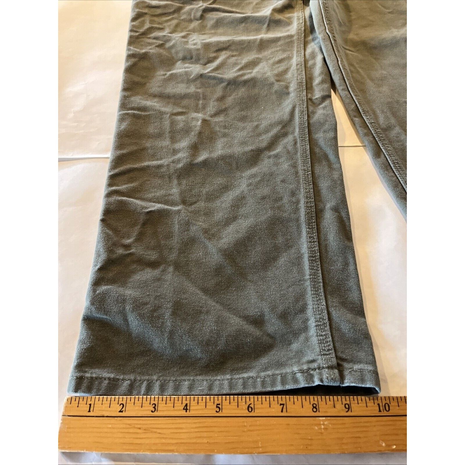 Carhartt Carhartt Men’s 38x31 Duck Canvas Carpenter Workwear Gray Size US 31 - 6 Thumbnail