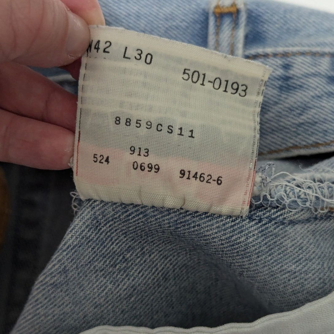 Levi's × Levi's Vintage Clothing × Vintage Vintage Levi's 501 XX Straight Leg Jeans Blue Made In USA Size US 42 / EU 58 - 5 Thumbnail