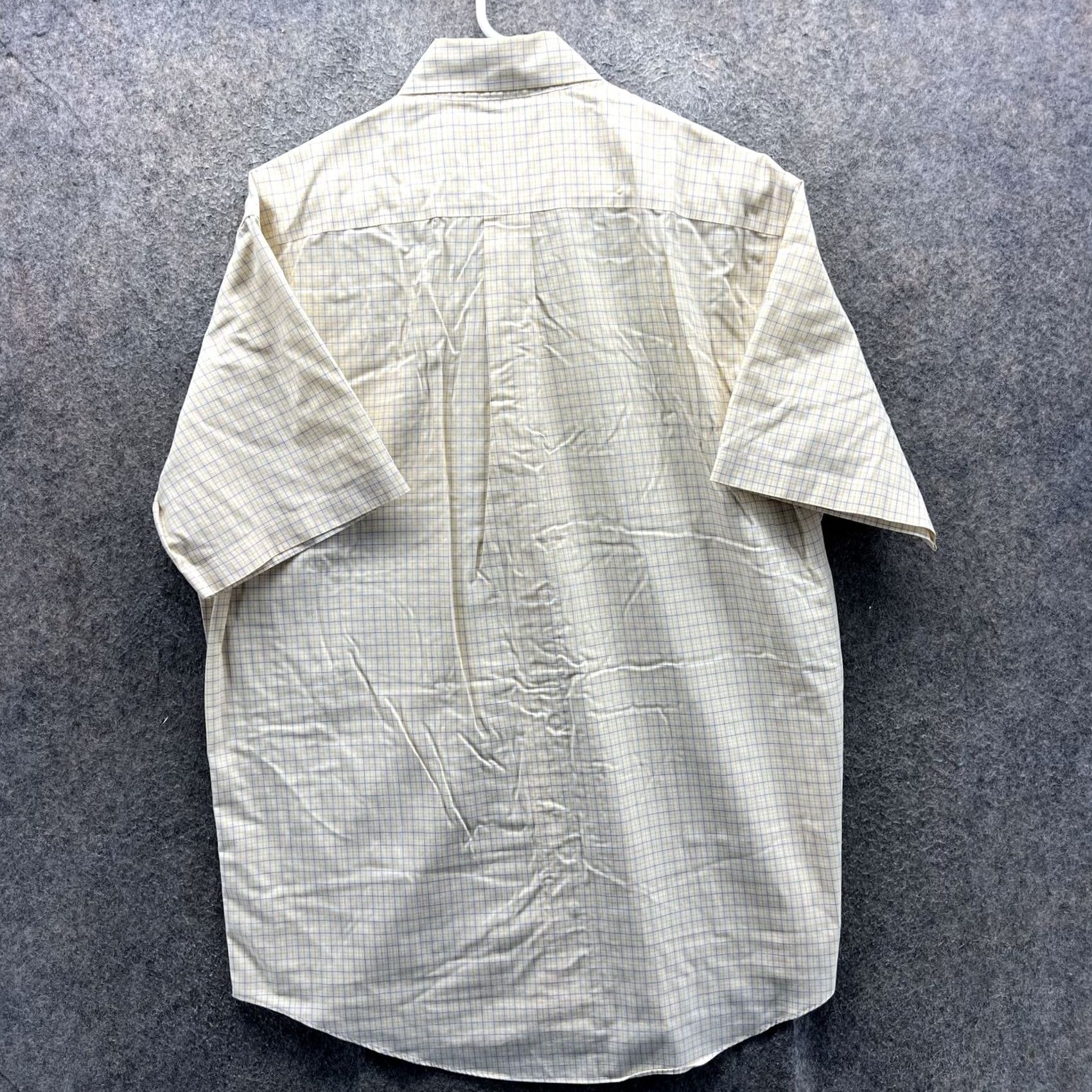 Brooks Brothers Brooks Brothers Shirt Mens M Yellow Plaid Short Sleeve Button Front Collar Down Non-Iron Pocket Classic Fit Regular Size M Boys? No Size US M / EU 48-50 / 2 - 7 Thumbnail
