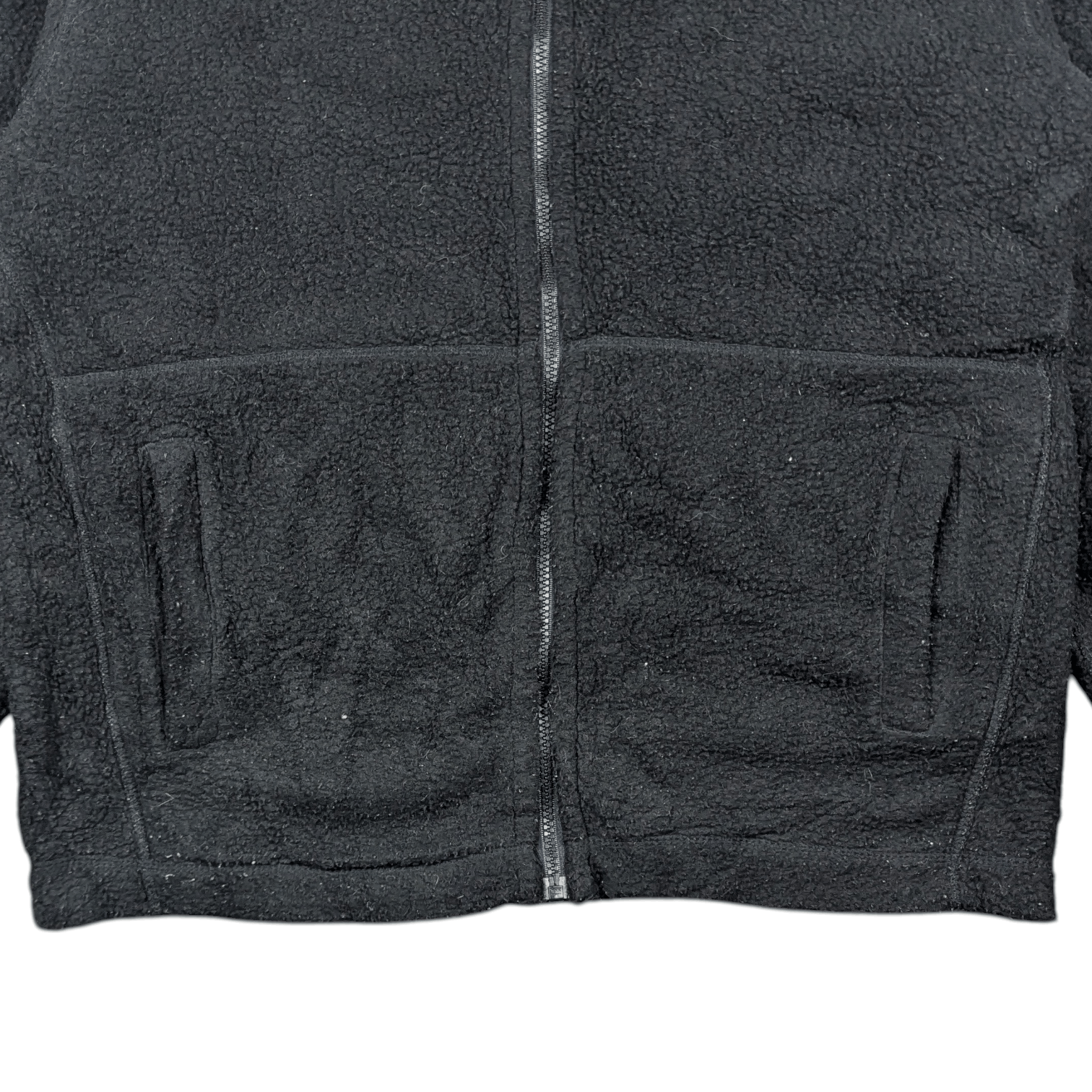 Uniqlo Vintage 90's UNIQLO Zipper Up Reversible Fleece Hoodie Size US L / EU 52-54 / 3 - 7 Thumbnail