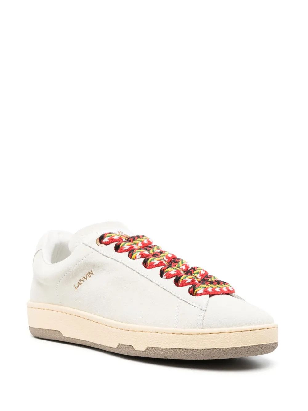 Lanvin o1y0326 Low-Top Sneakers in Off-White Size US 6 / IT 36 - 2 Thumbnail