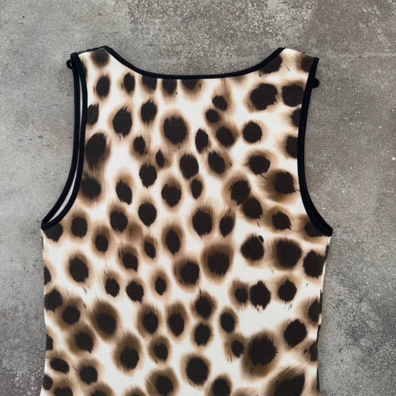 Hysteric Glamour × Japanese Brand Marc Cain Y2K Leopard Tank Top Size M / US 6-8 / IT 42-44 - 8 Thumbnail