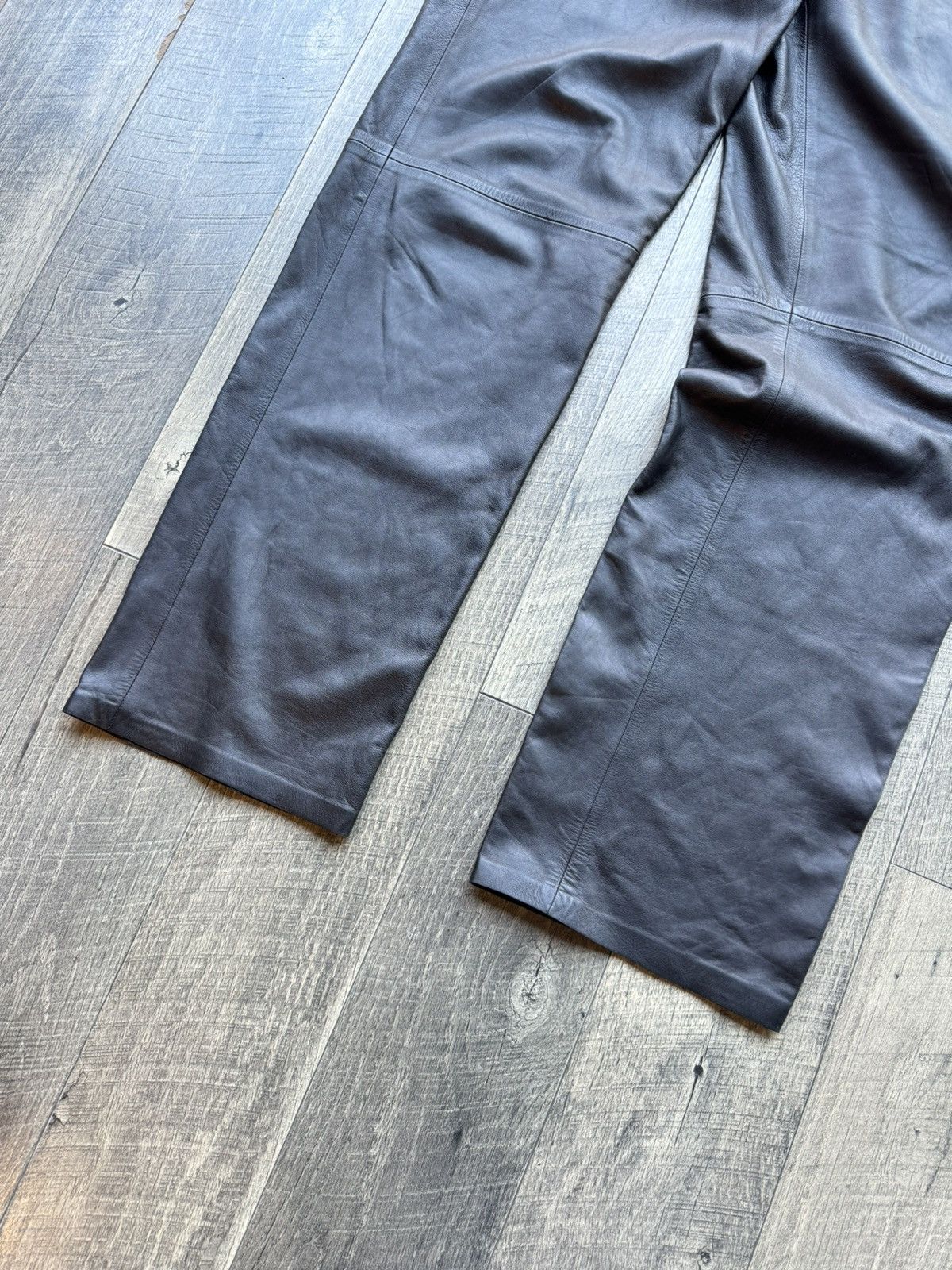 Loewe Loewe Black Lamb Skin Leather Pants New - 36 Size US 32 / EU 48 - 2 Thumbnail