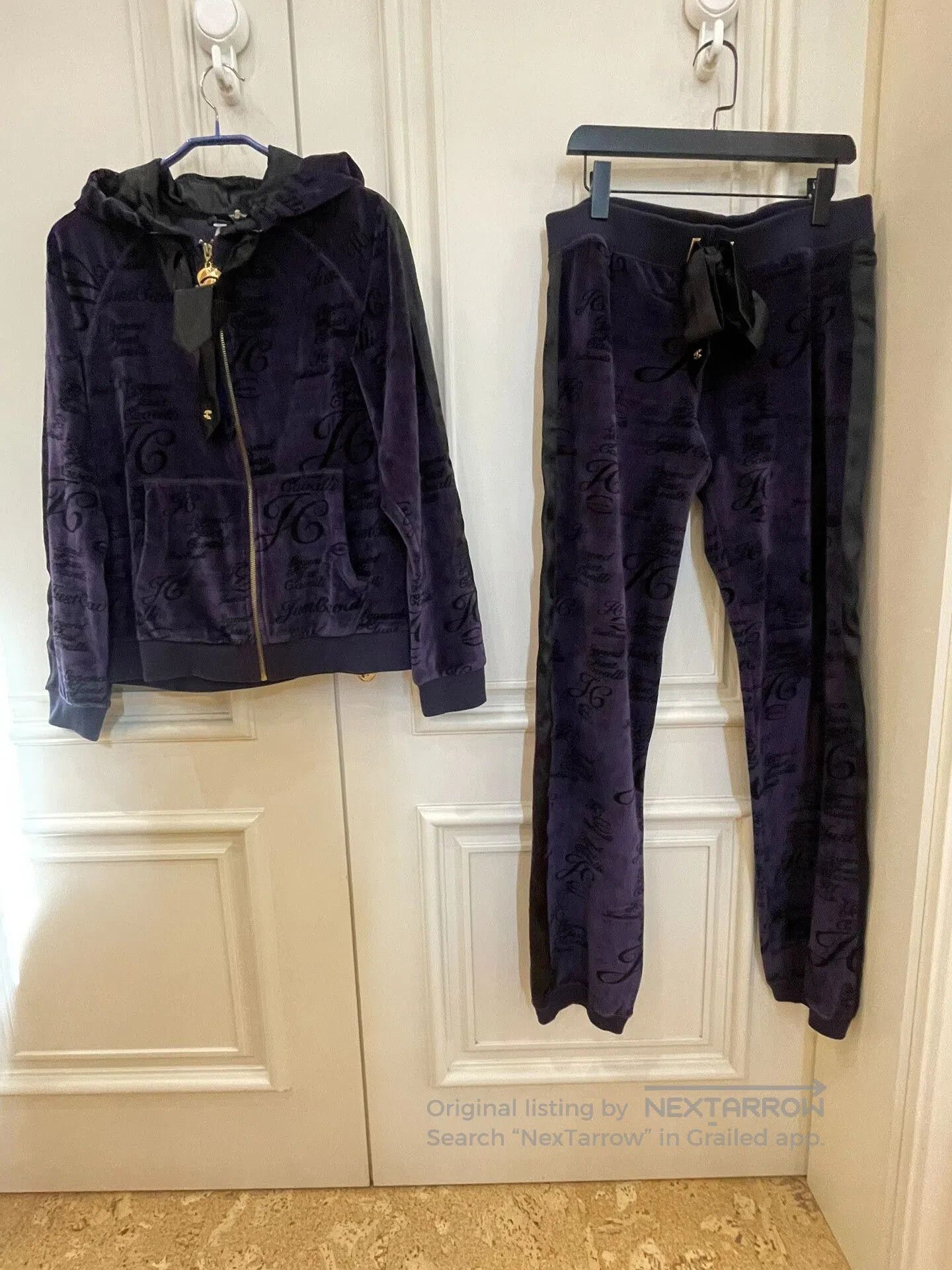 Just Cavalli Just Cavalli Purple Velvet Casual Suit. Size 37" - 1 Thumbnail