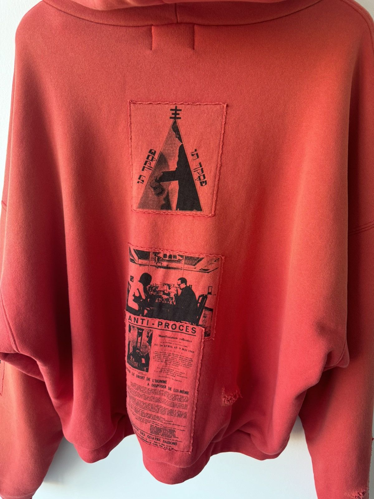 Enfants Riches Deprimes ENFANTS RICHES DEPRIMES ANTI-PROCESS THERMAL LINE HOODIE RED Size US L / EU 52-54 / 3 - 14 Thumbnail